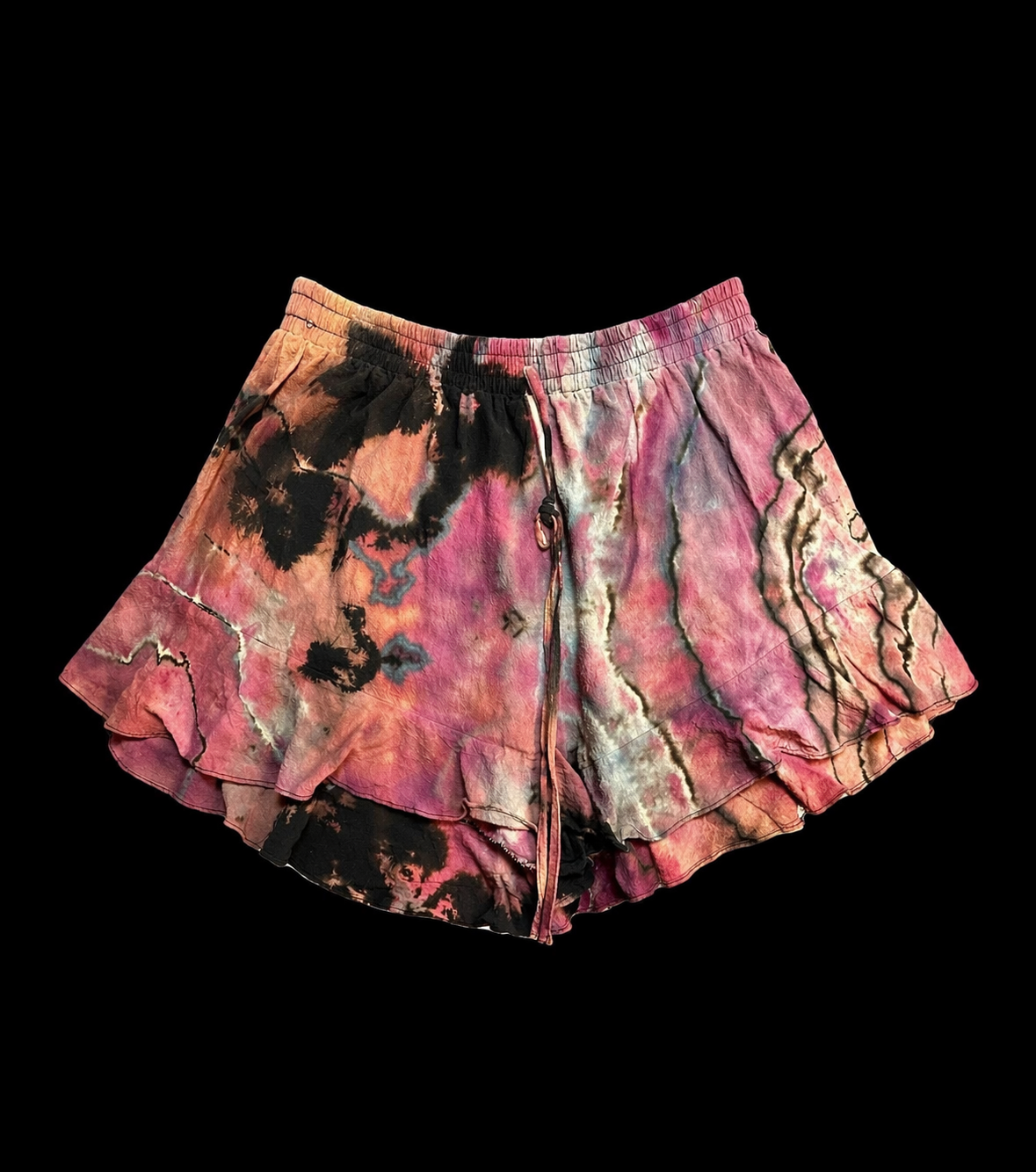 2/3X Ash & Ruffle Shorts