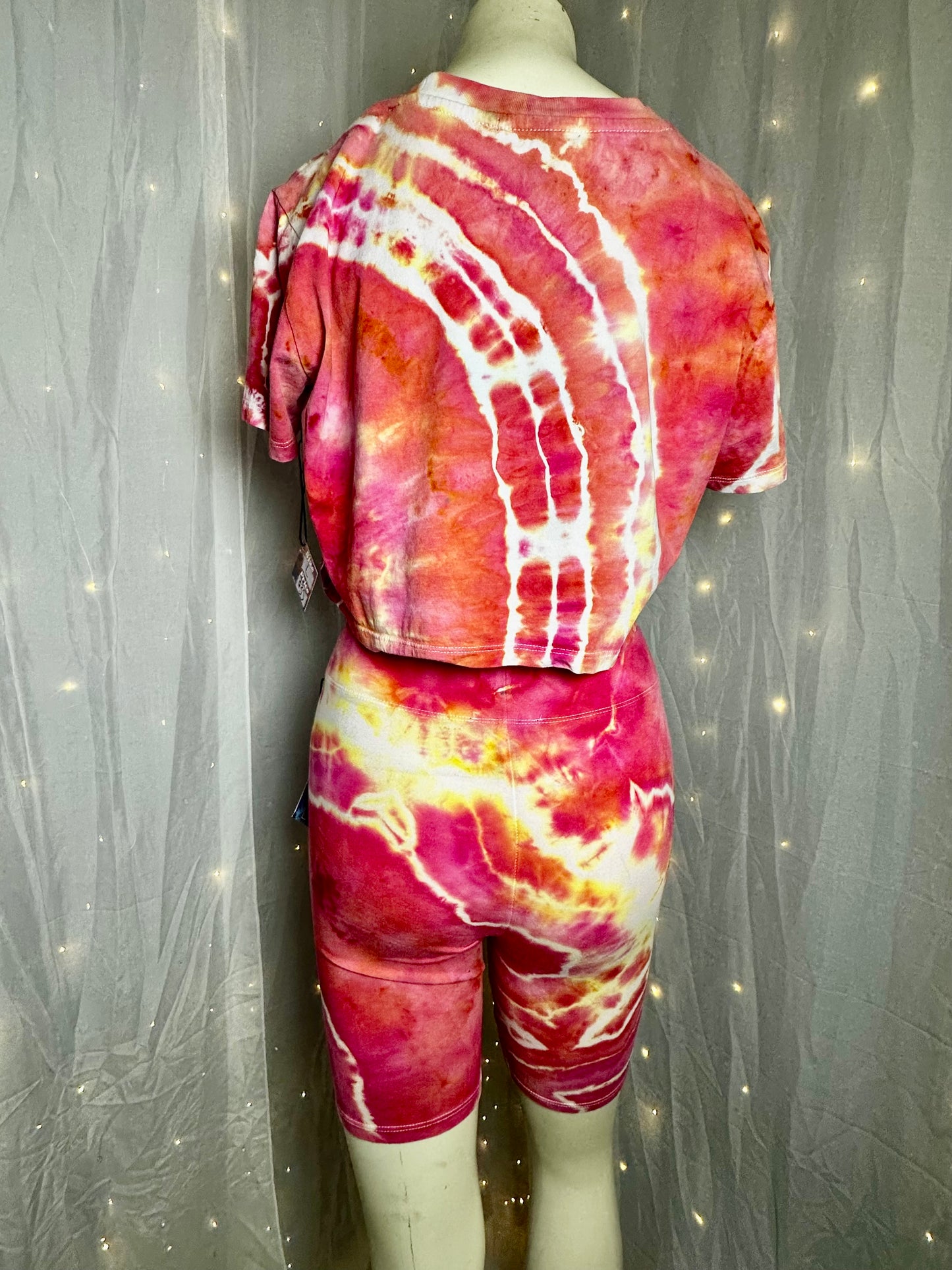 Flamingo Flash Biker Shorts