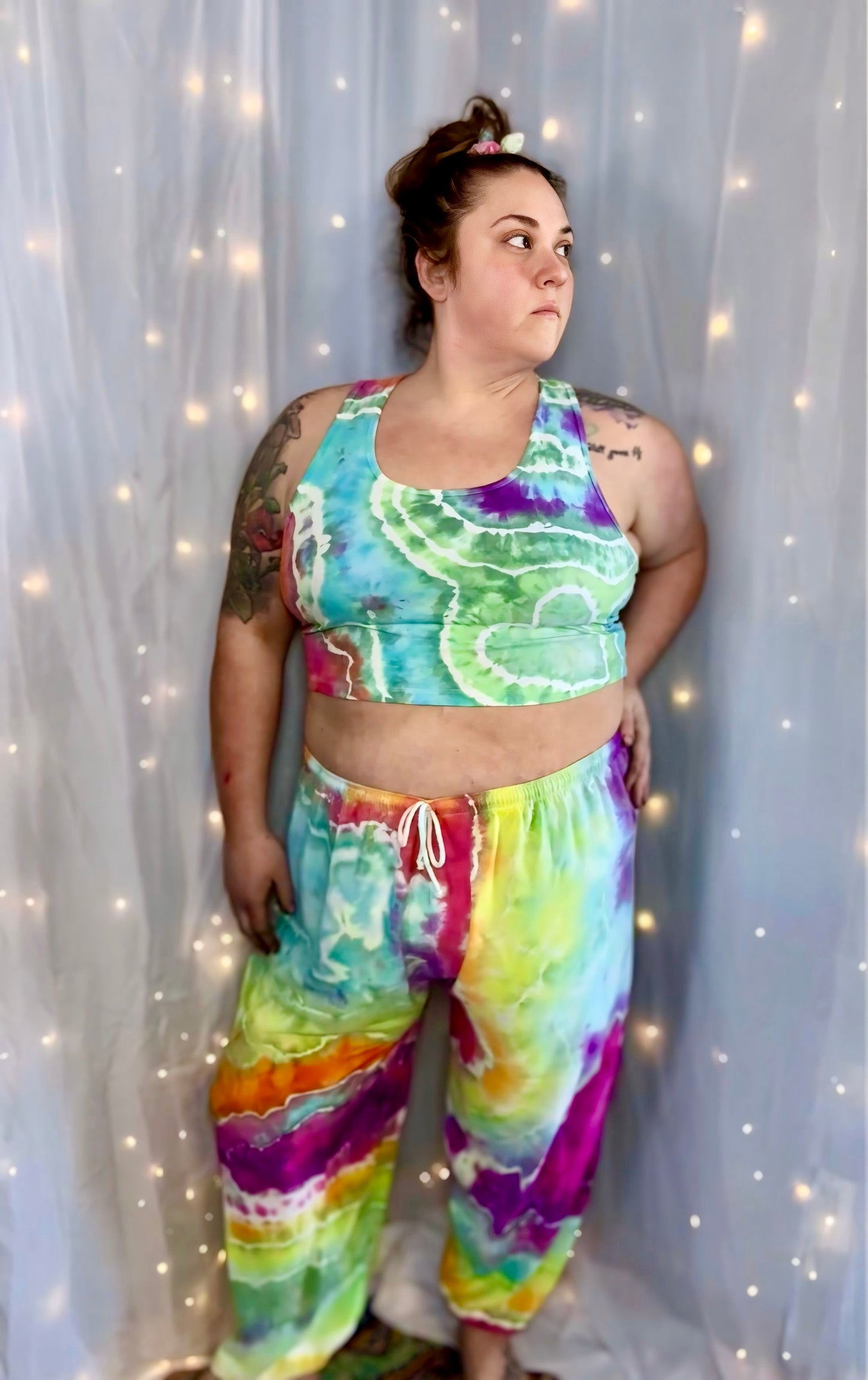 2X/3X Cosmic Candy Heart Glow UV Reactive Set- 2PC