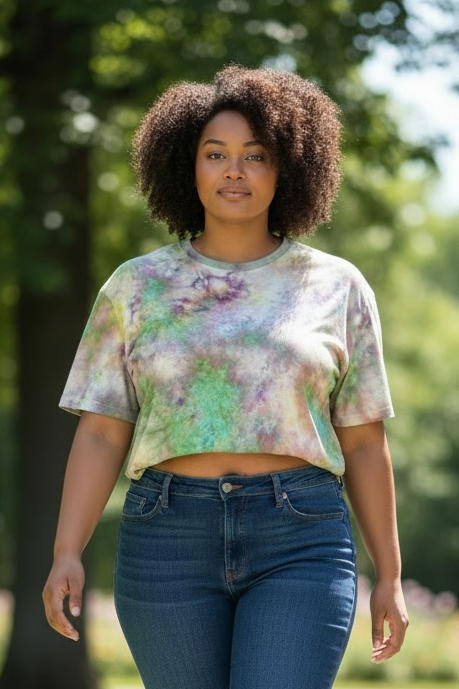 3X Earth Bloom Crop Top