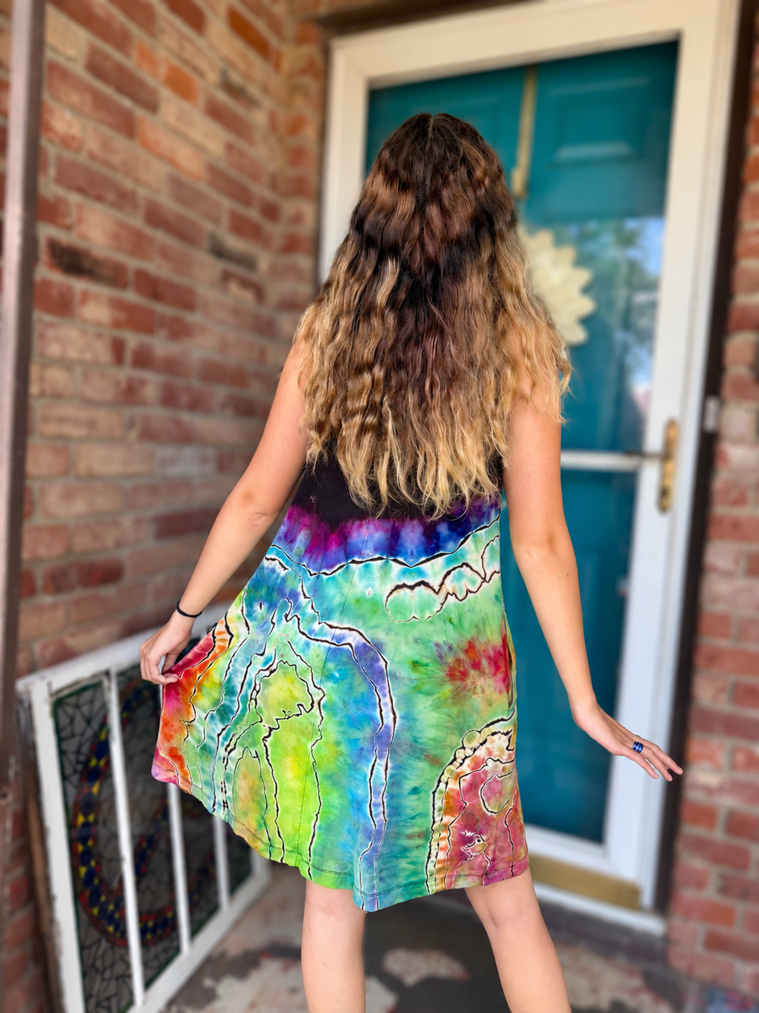 Small Mystic River Flow Swing Dress