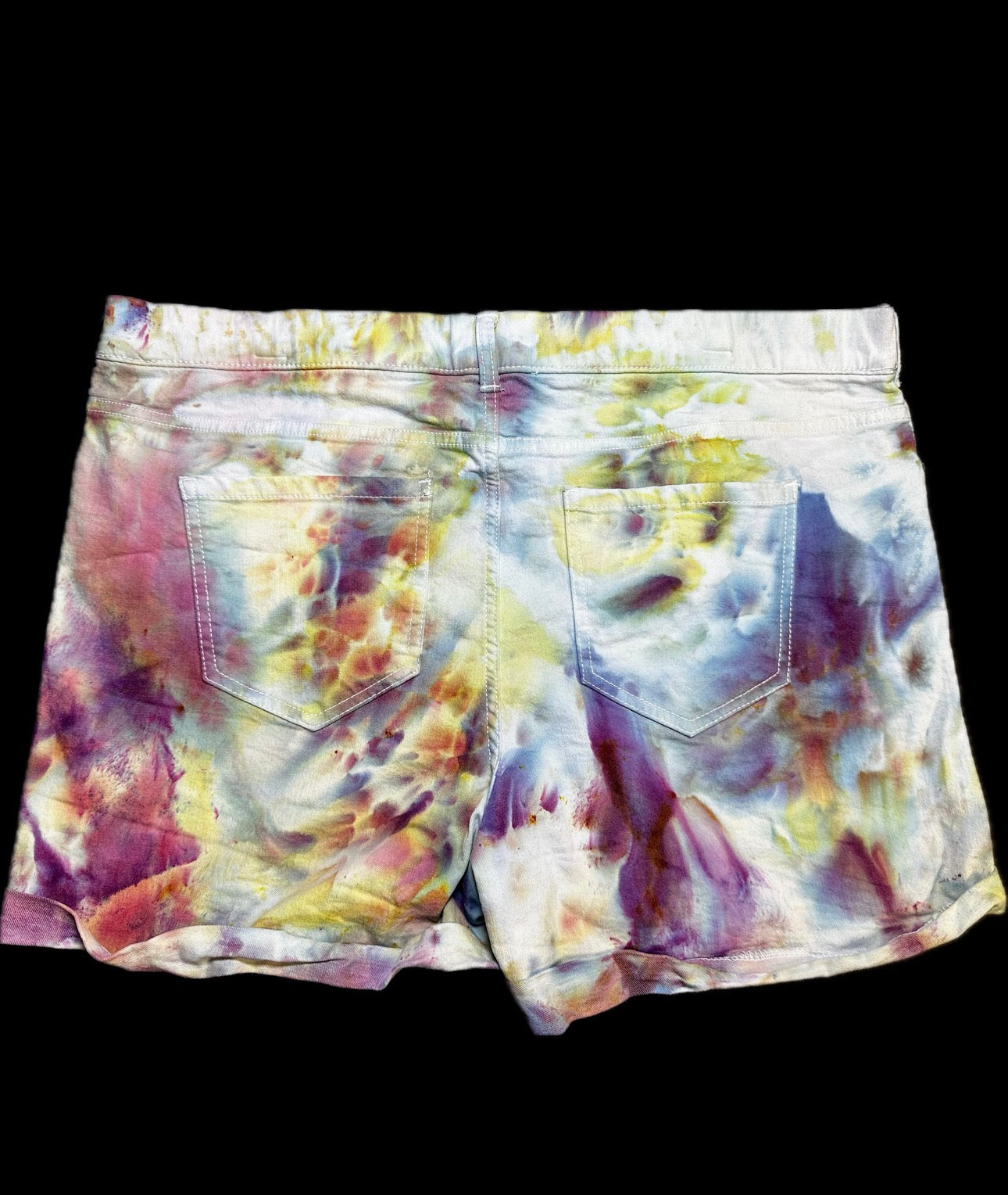 XL Wildfire Skies Denim Shorts