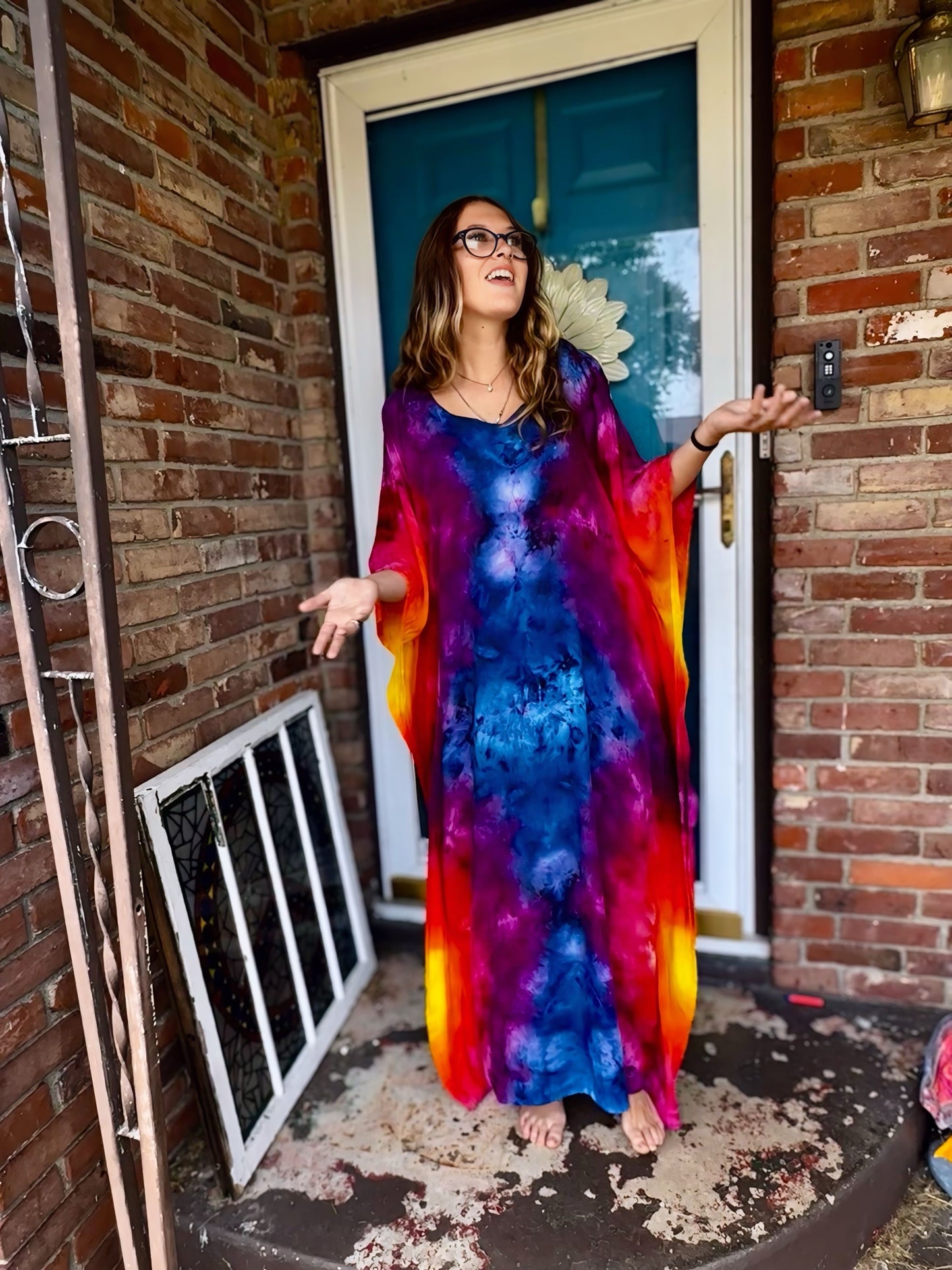 One Size Sunset Dreams Kaftan