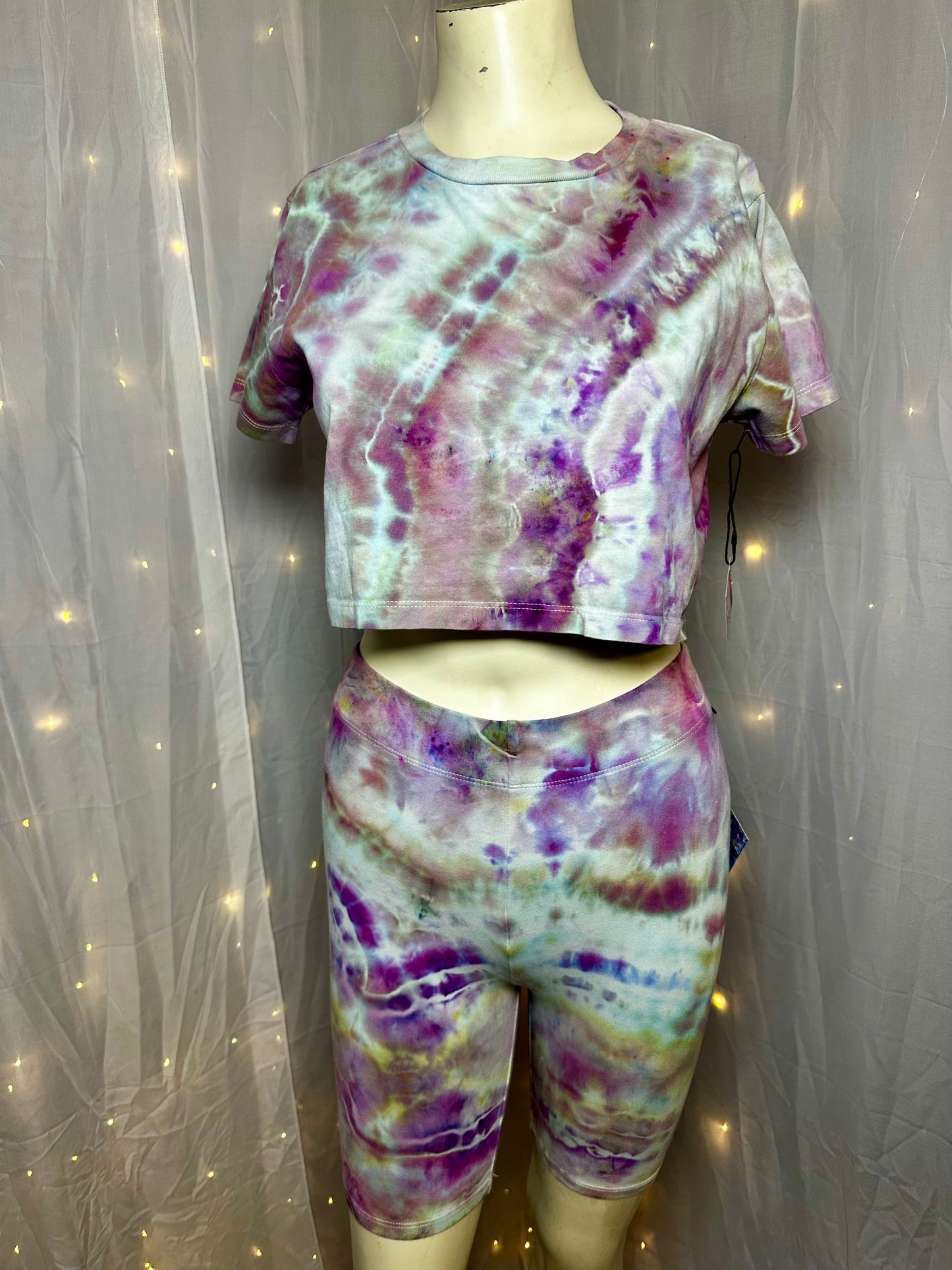 Medium Moonlit Orchid Biker Shorts