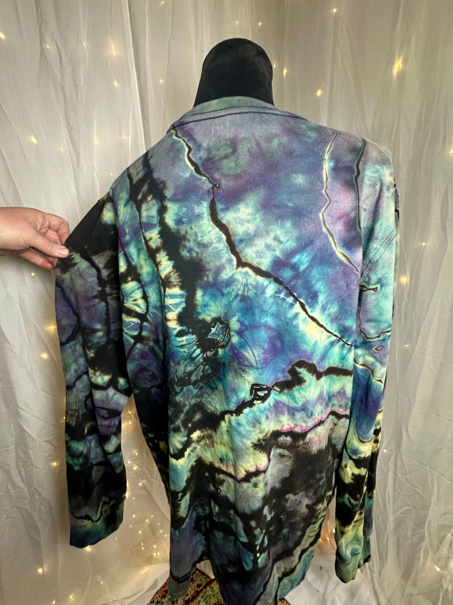 XL Neptune Nights Geode Long Sleeve Tee