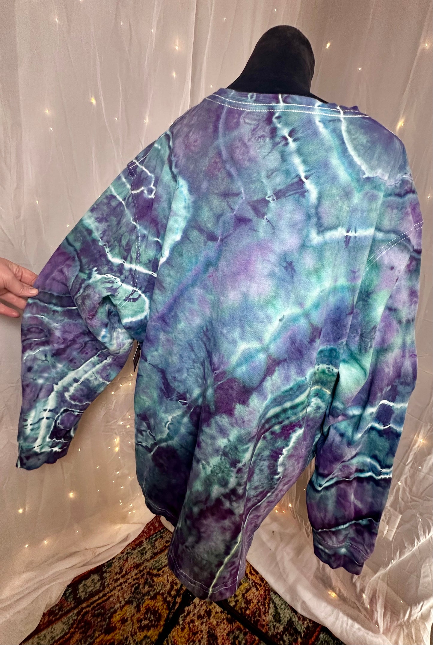 3XL Dreamy Nights Geode Long Sleeve Tee