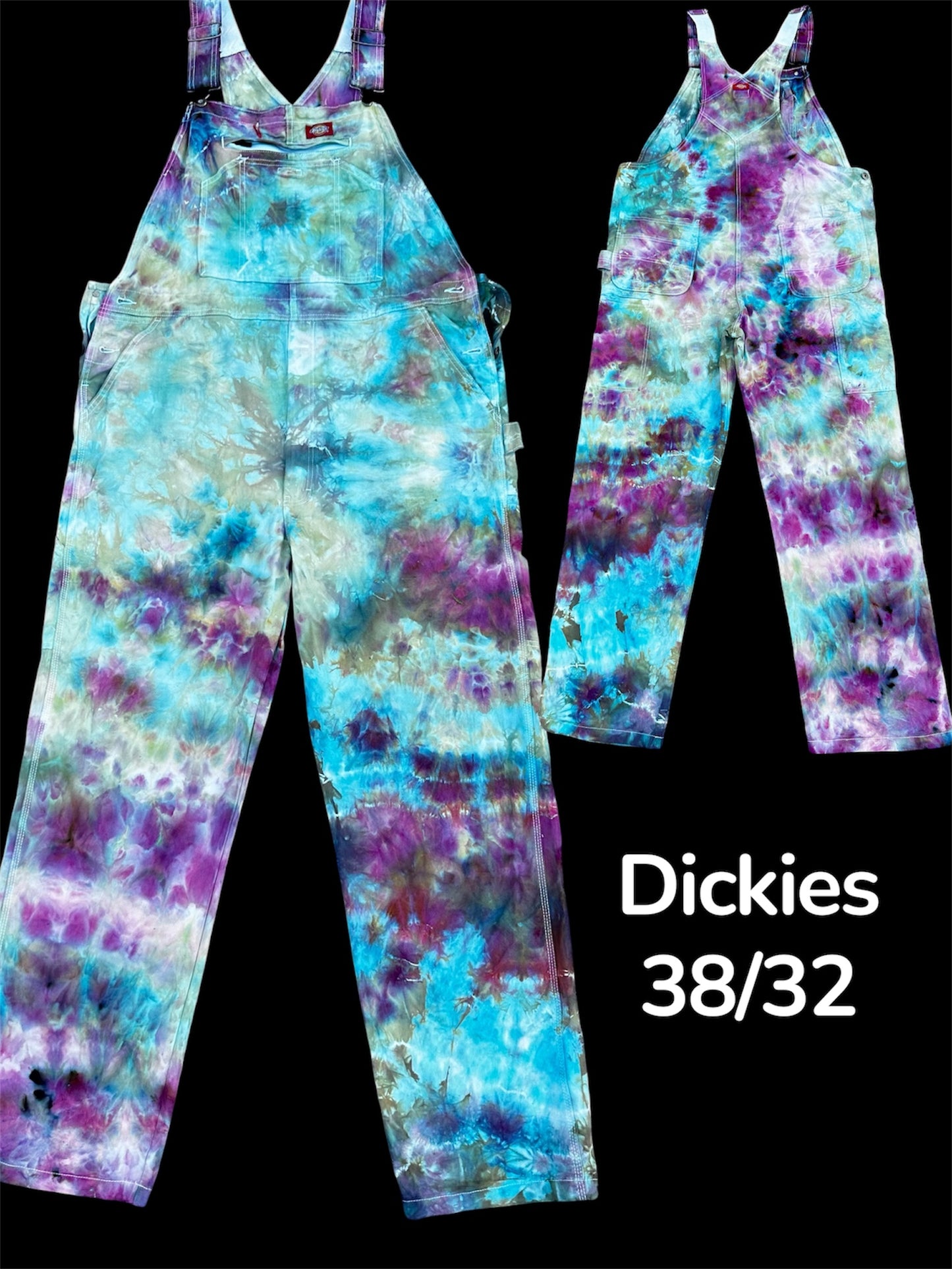 38/32 Glacier Galaxy Dickies Bibs