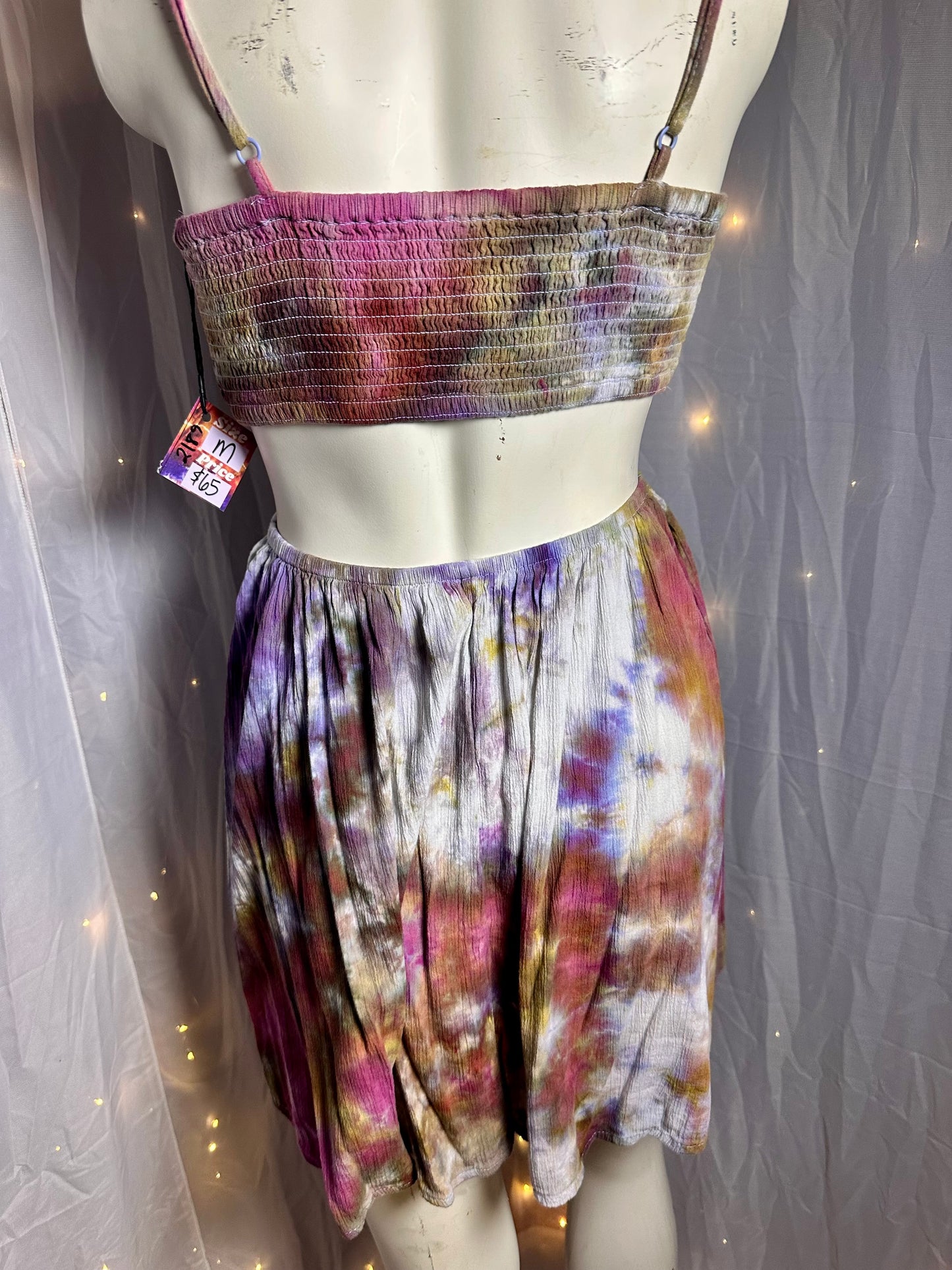 Medium Dusty Rose Sunset Mini Dress