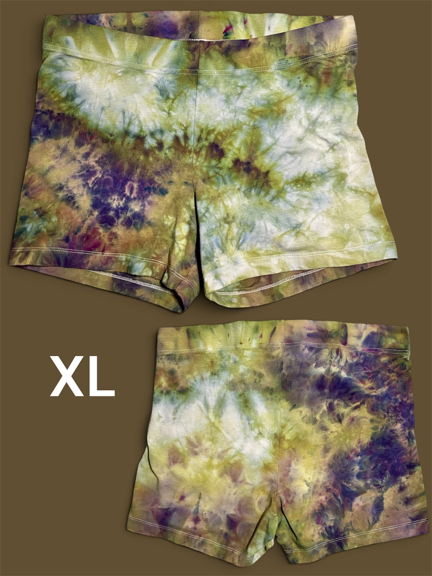 XL Forest Floor Biker Shorts