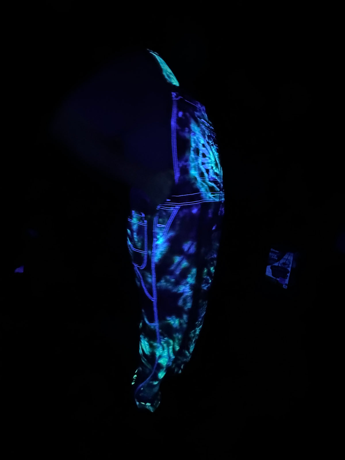 42x34 Bioluminescent Surge Dickies Overalls-UV Reactive