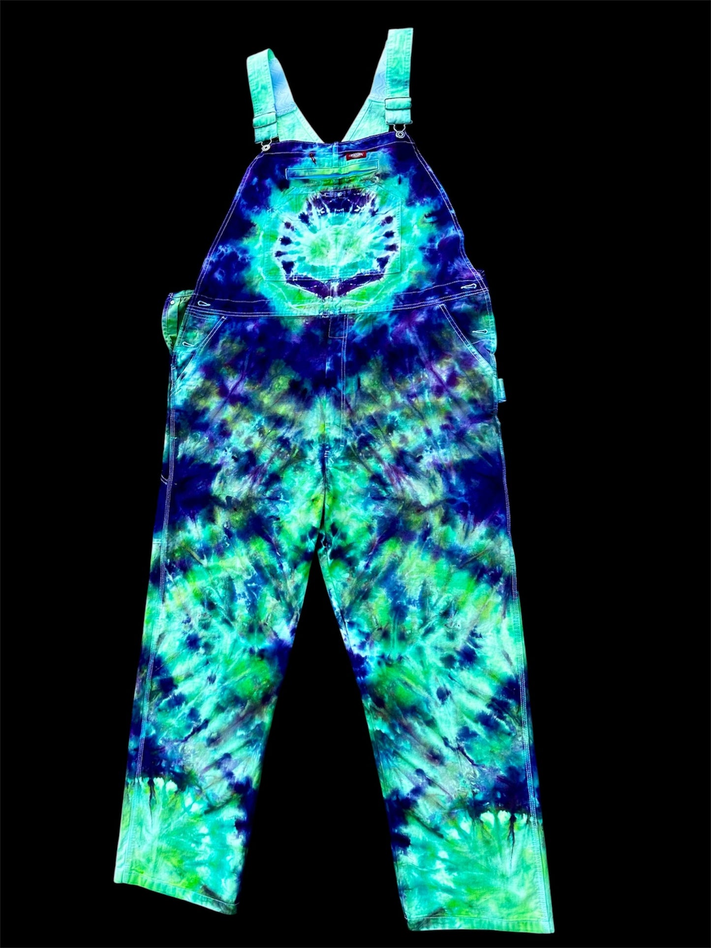 42x34 Bioluminescent Surge Dickies Overalls-UV Reactive