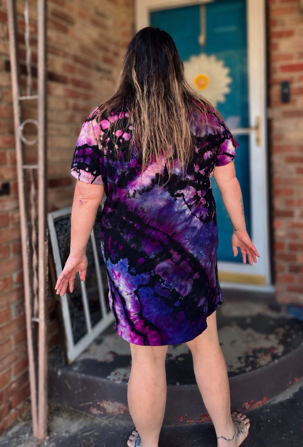XXL Mystic Amethyst T-Shirt Dress
