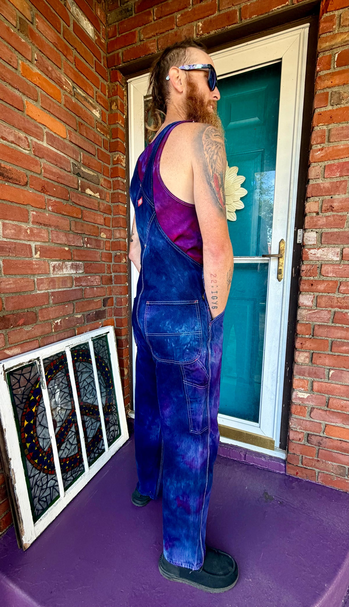 32/30 Purple Haze Dickies Overall Bibs *upcycled*