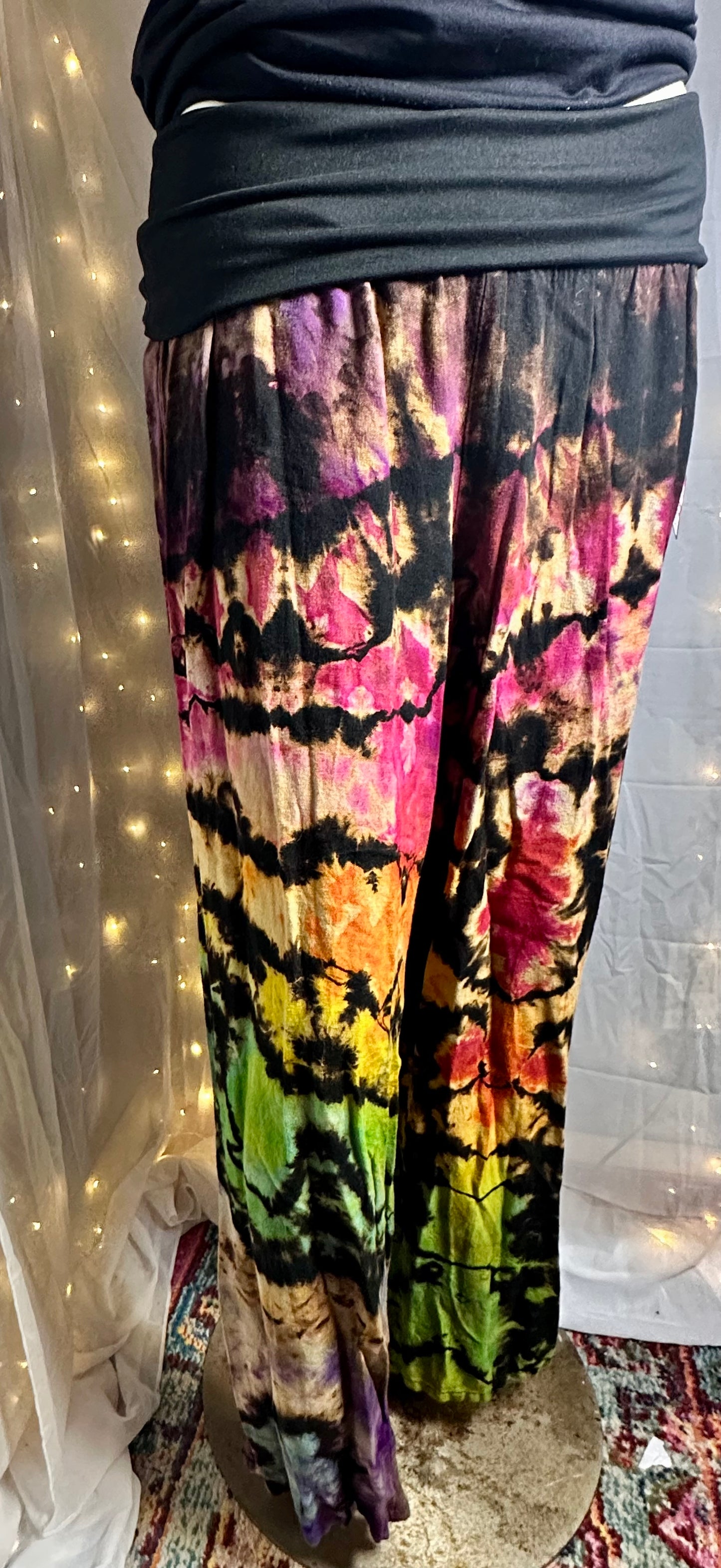 Large Wild Rainbow Ember Comfy Pants
