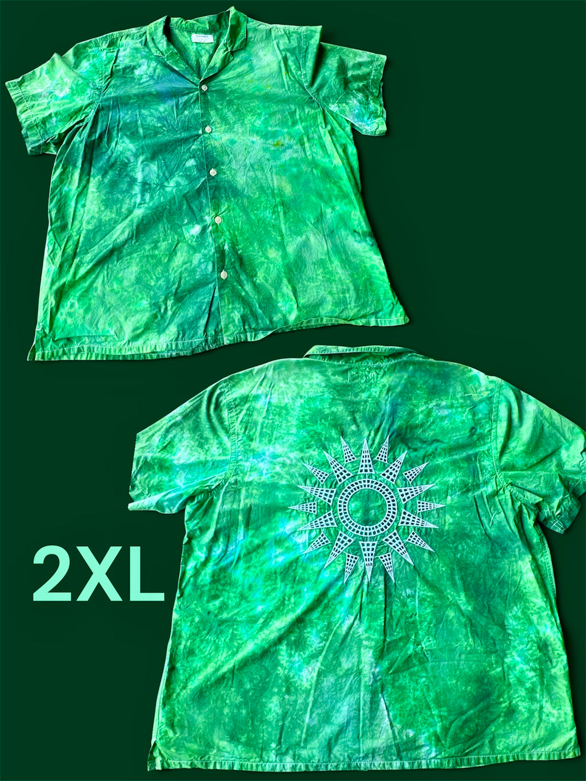 2XL Emerald Solstice Camp Shirt