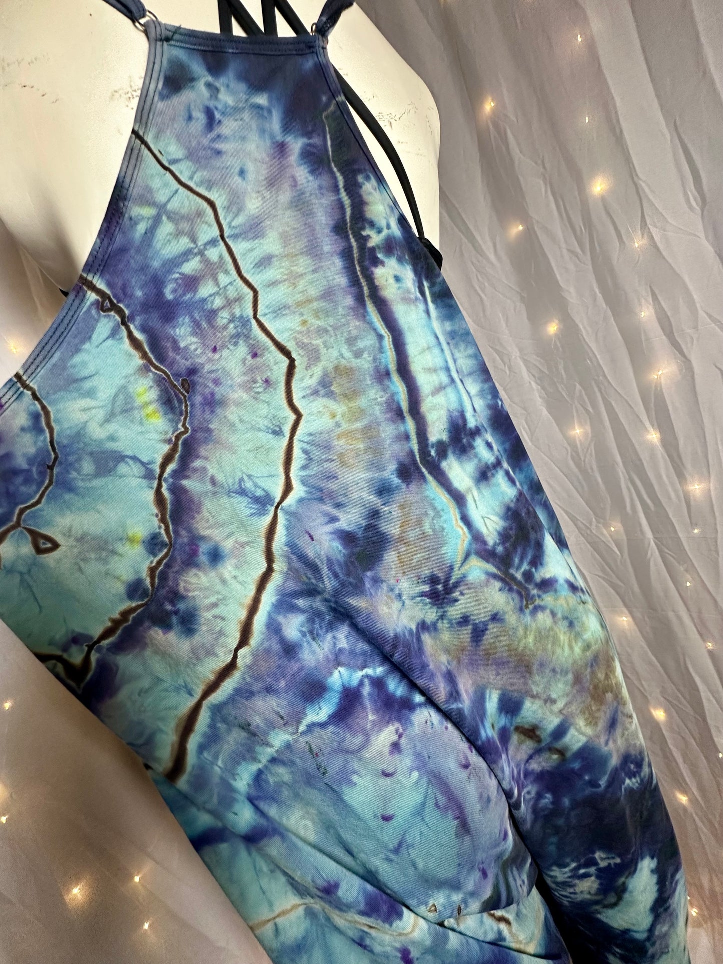 Large Dreamy Nights: Indigo Wave Wanderer Harlem Jumper