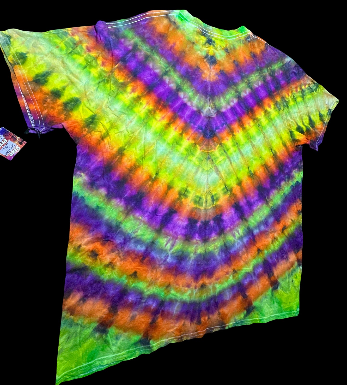 2XL Neon Halloween Vortex Tee *UV Reactive*