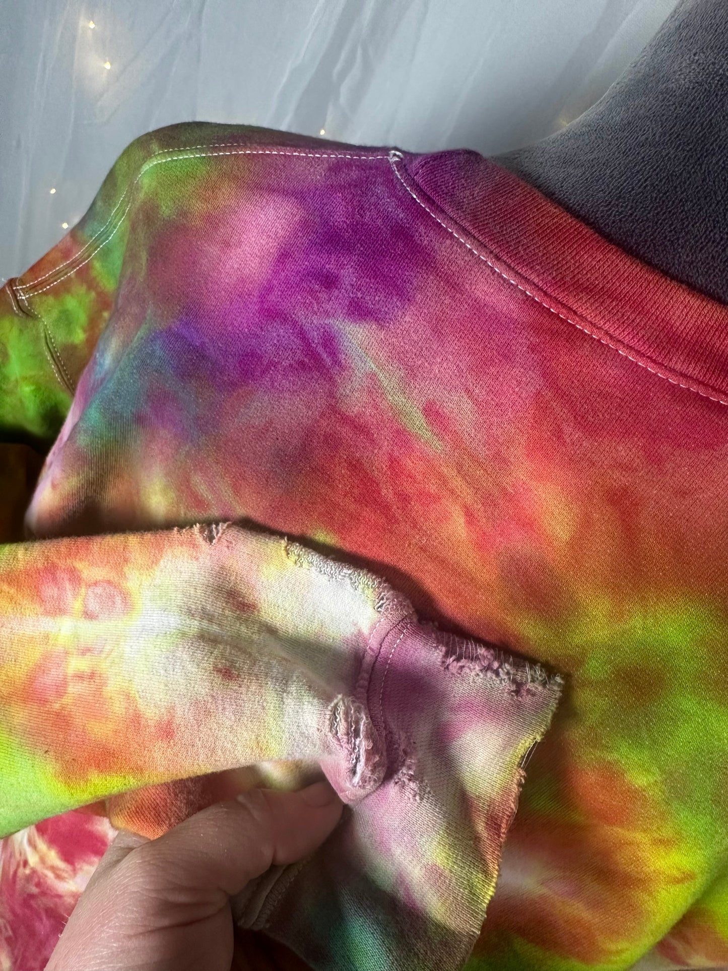 XL Poison Apple Grove Crewneck Sweatshirt *Damaged sold as is*