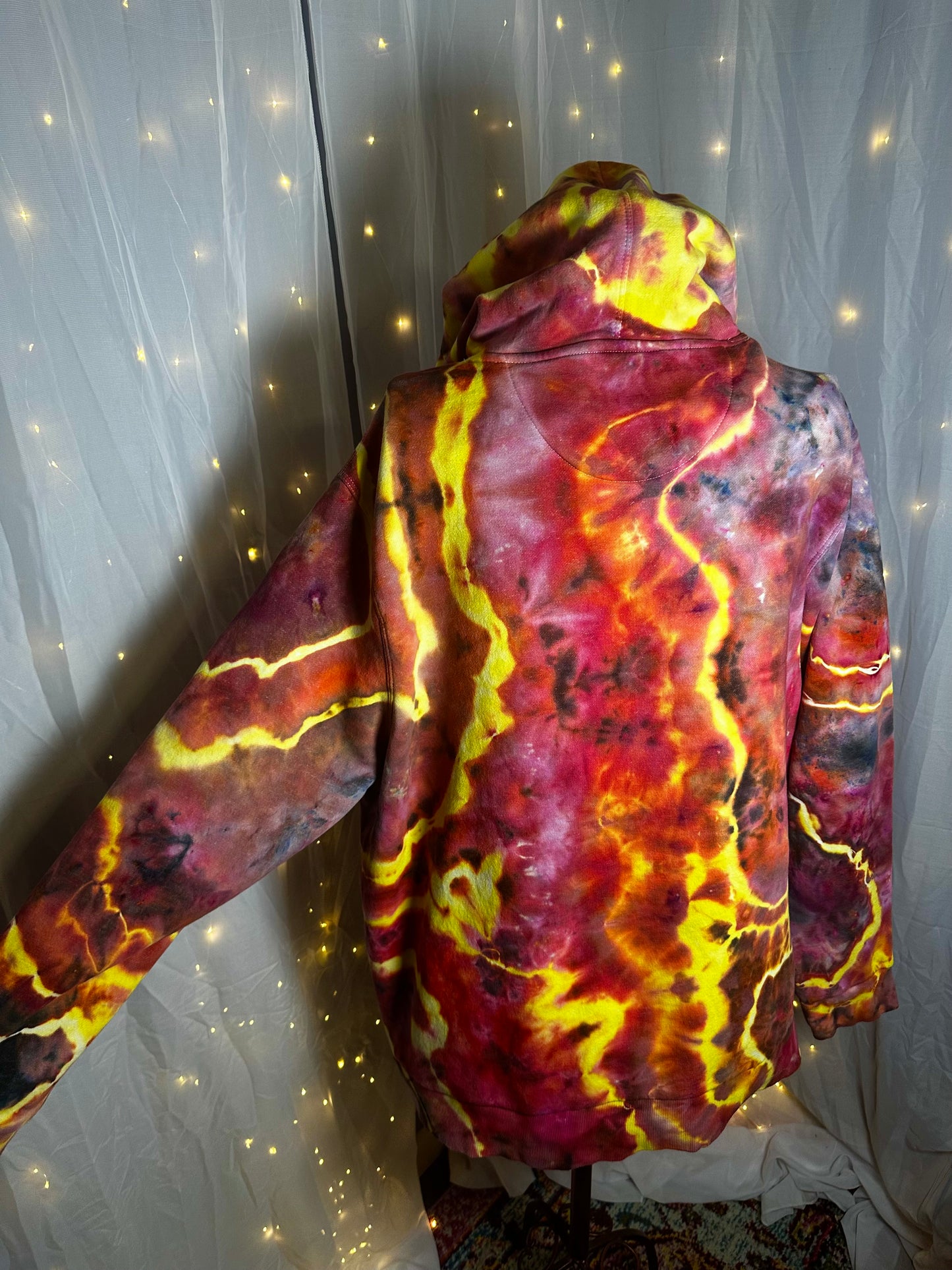 2XL Lava Lightening Geode Hoodie