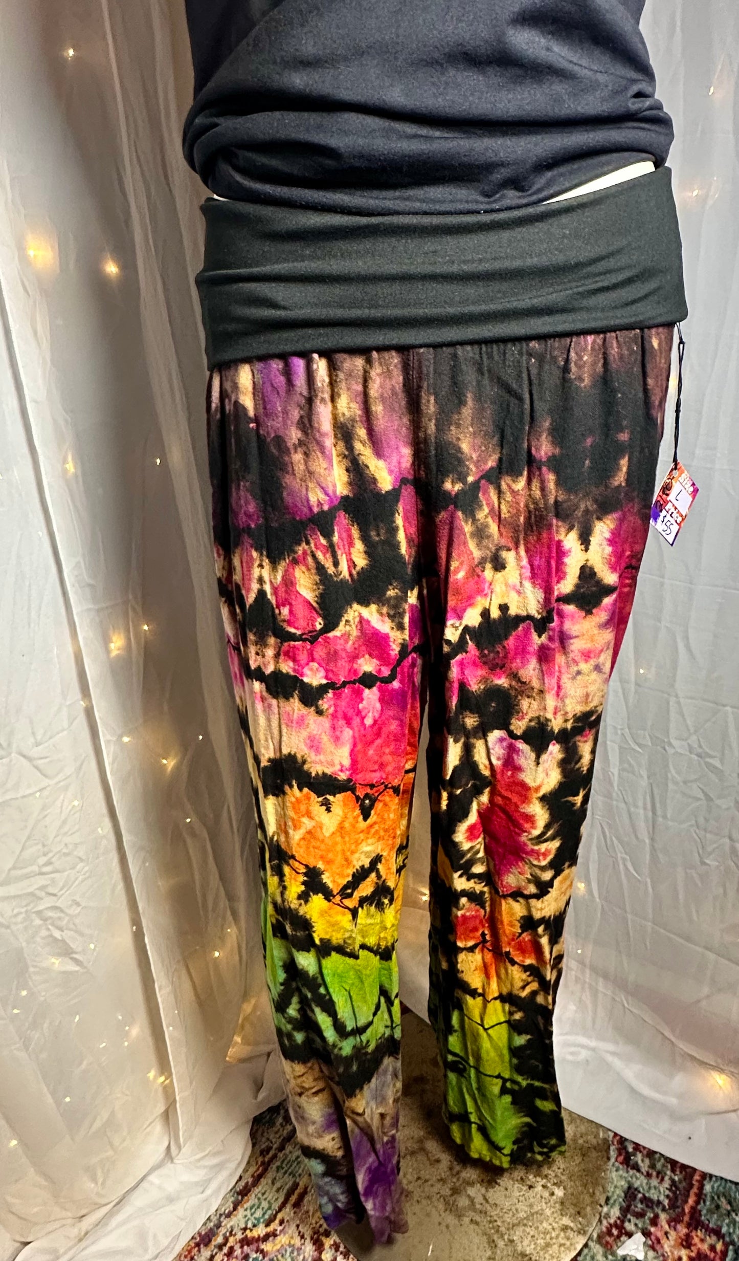 Large Wild Rainbow Ember Comfy Pants