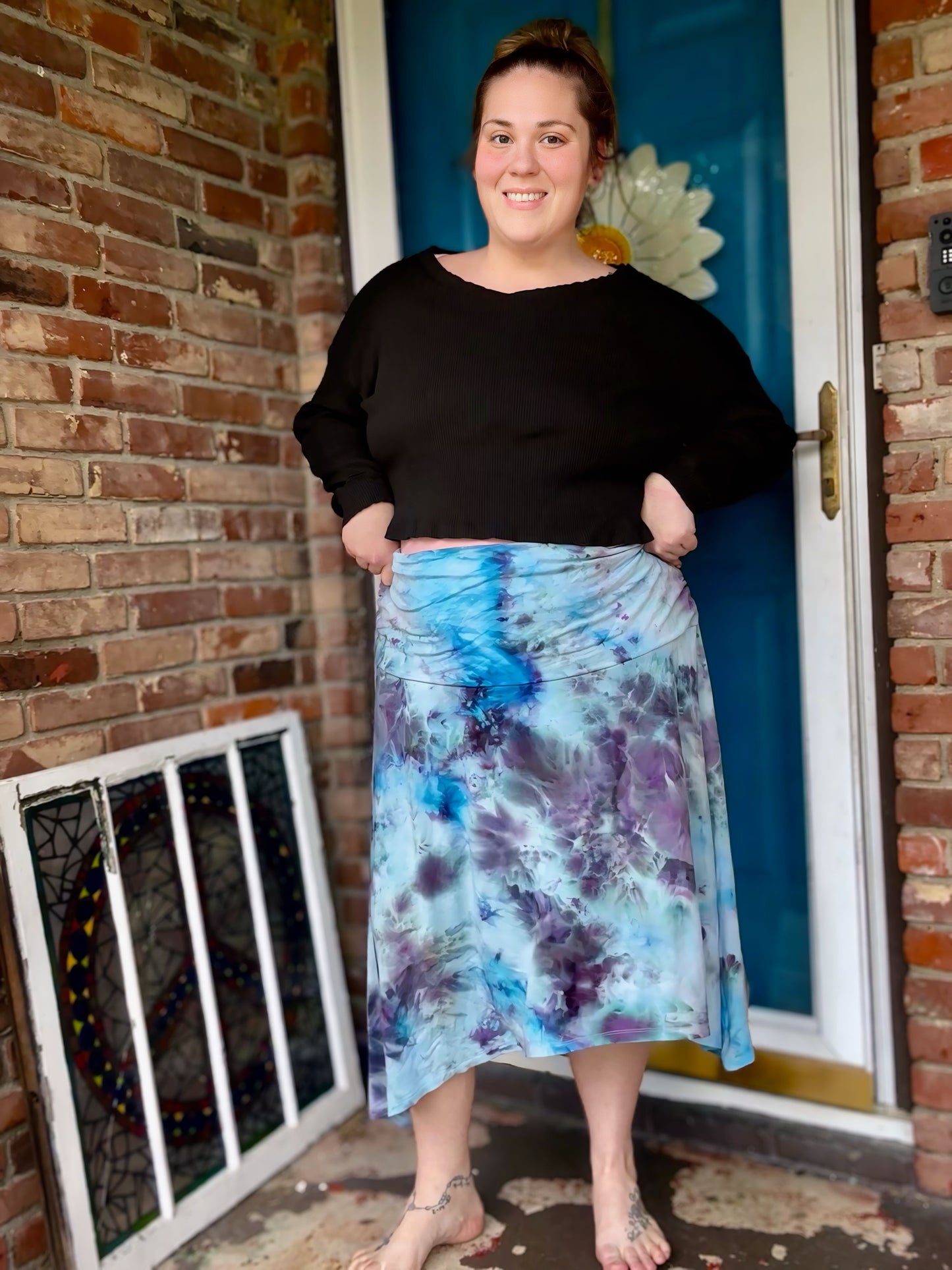 4X Dreamy Nights Asymmetrical Skirt