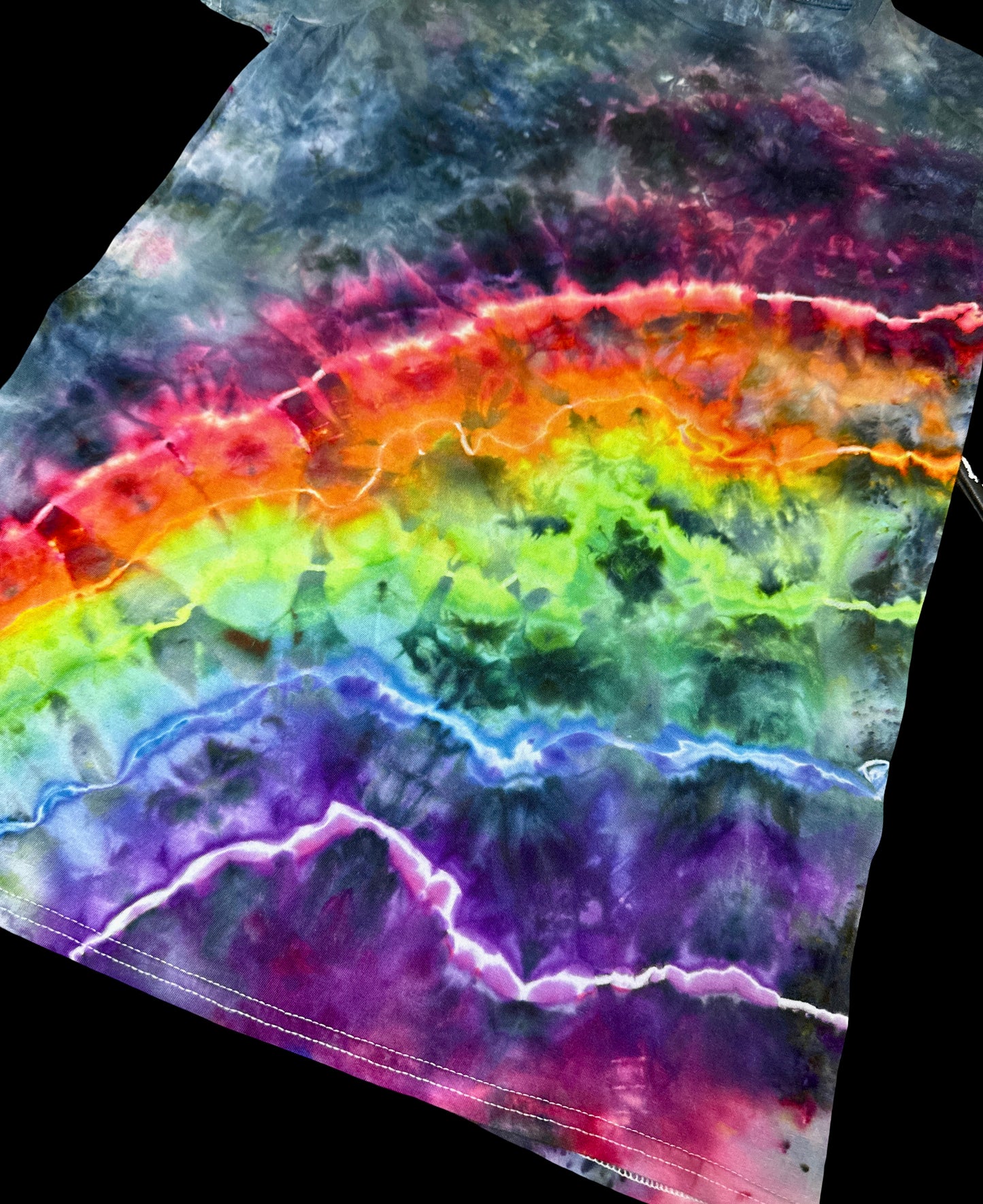 Medium Electric Rainbow Geode