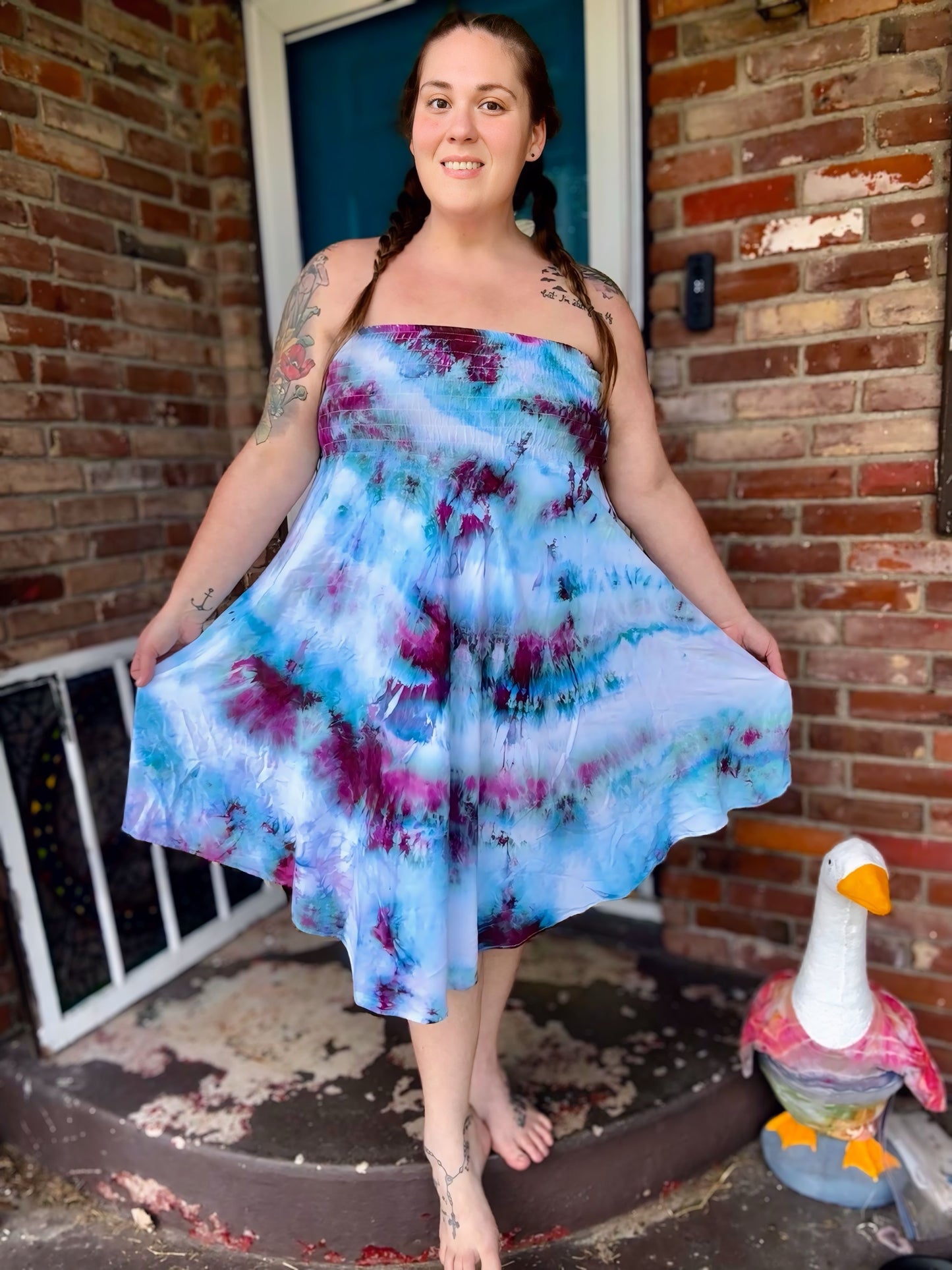 Azure Amethyst Convertible Dress