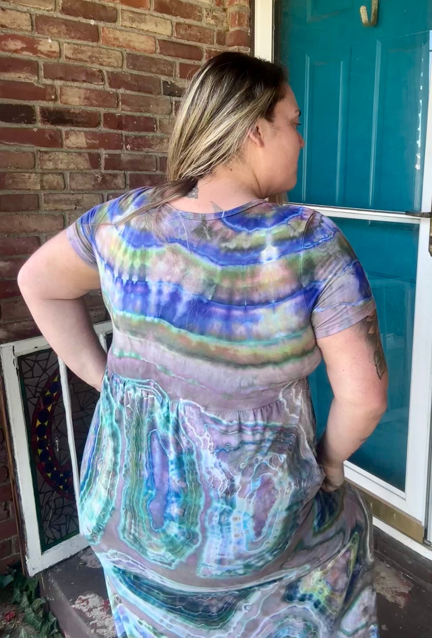 2X “Abalone” Maxi Dress with pockets! 🦪