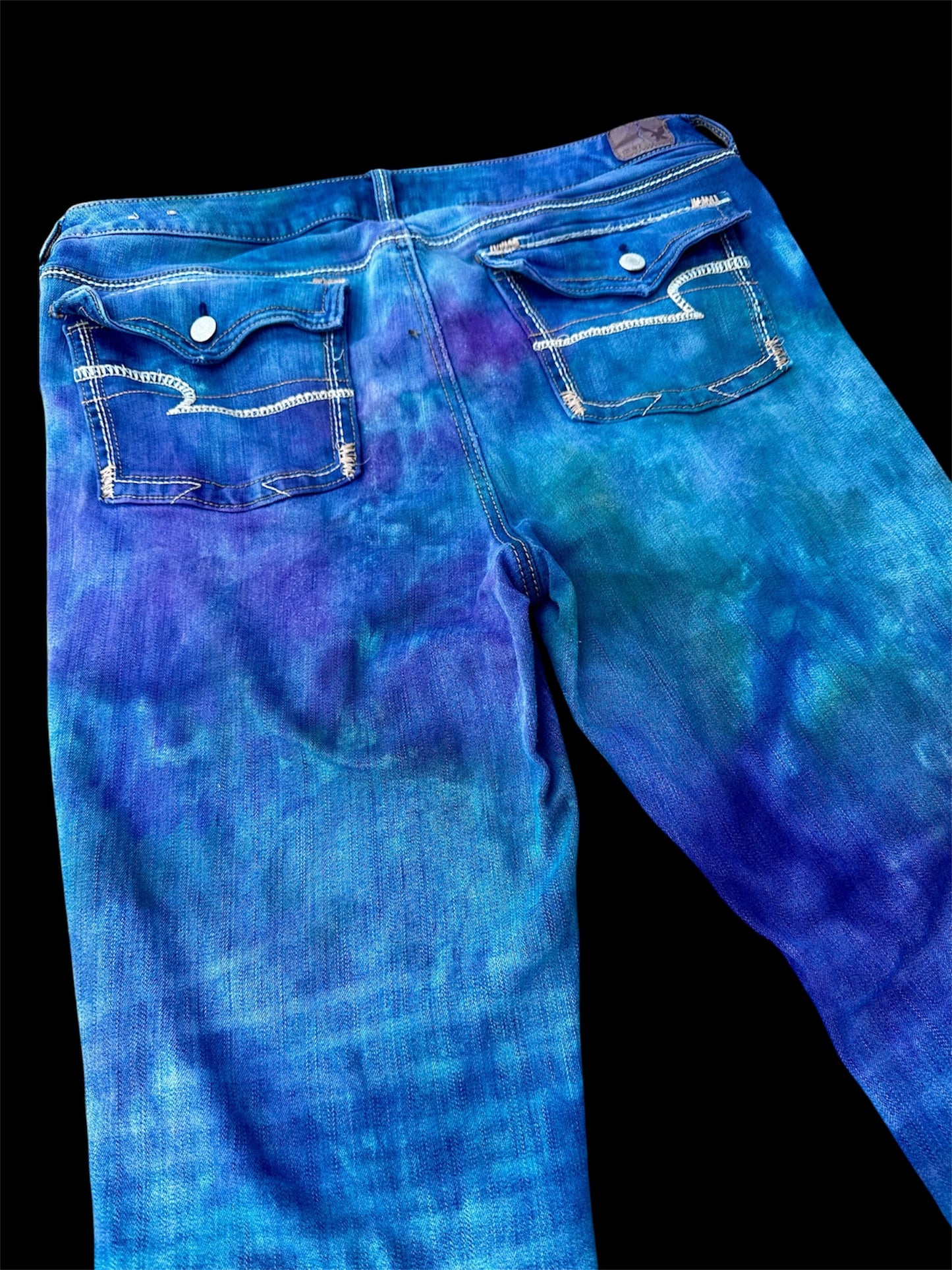 Celestial Tide AE Vintage Bootcut Jeans-Upcycle