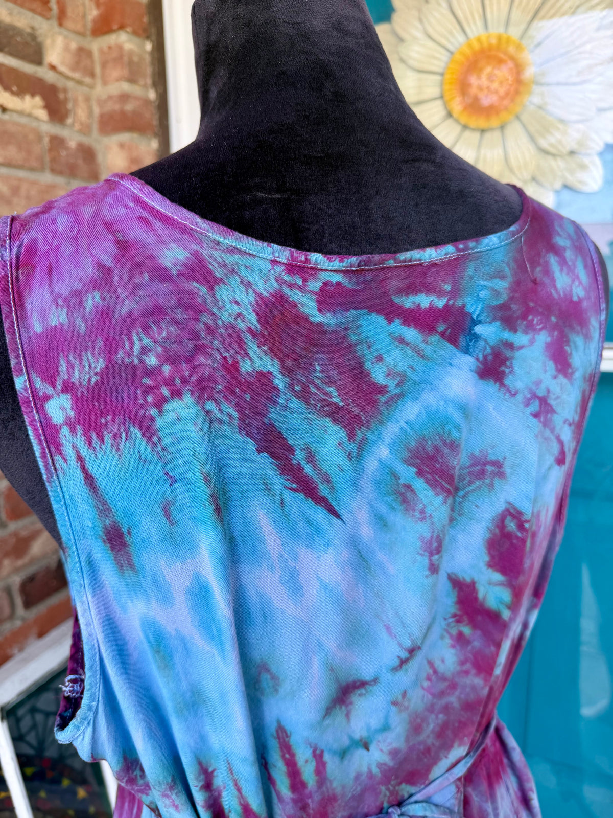 Large Lavender Moon Asymmetrical Dress