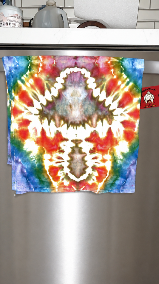 Vintage Spore Bloom Kitchen Towel