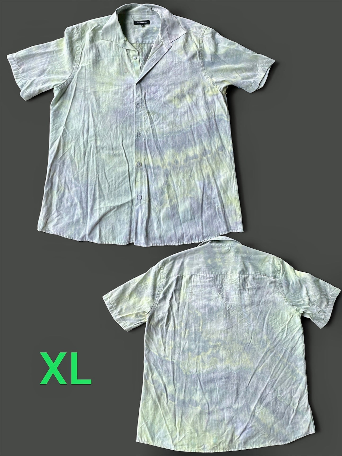 XL Moonstone Mist Button Down