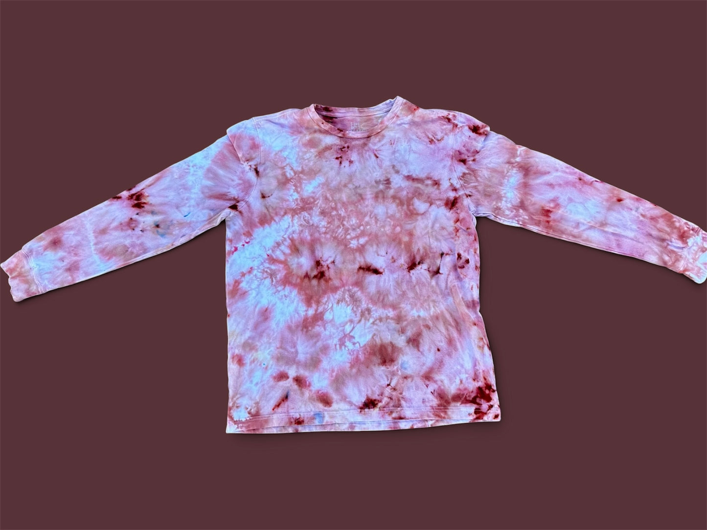 Large Rosewood Mist Long Sleeve Tee 