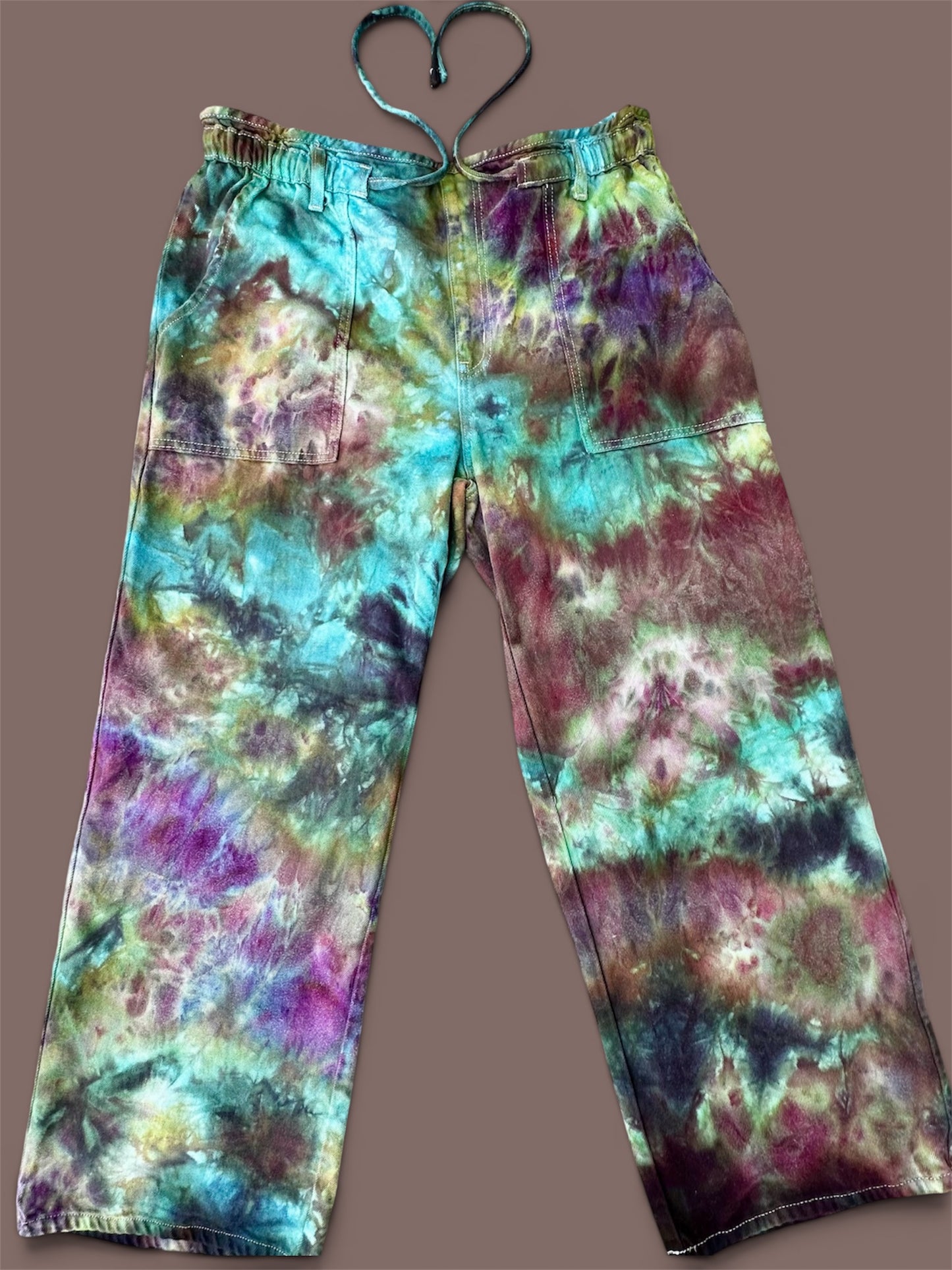 XL (16/18) Mystic Moss Denim Pants
