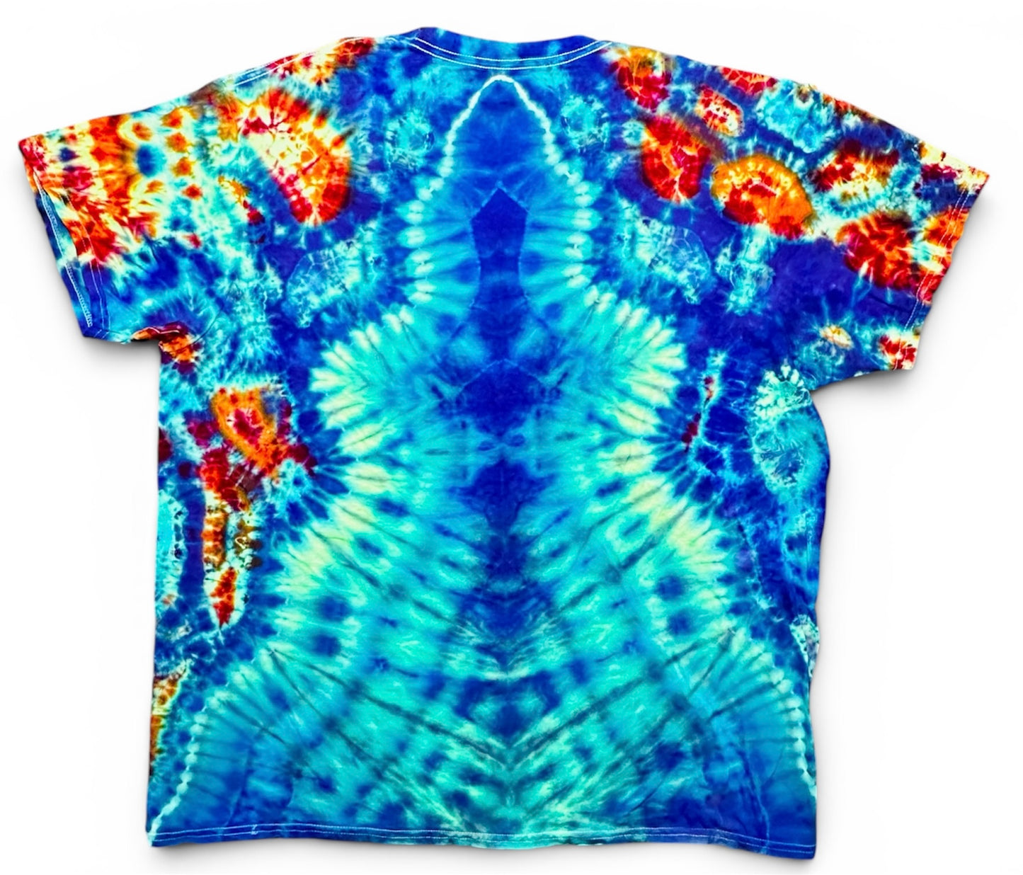 2XL Elextric Sea Turtle Tie Dye Tee *UV Reactive*