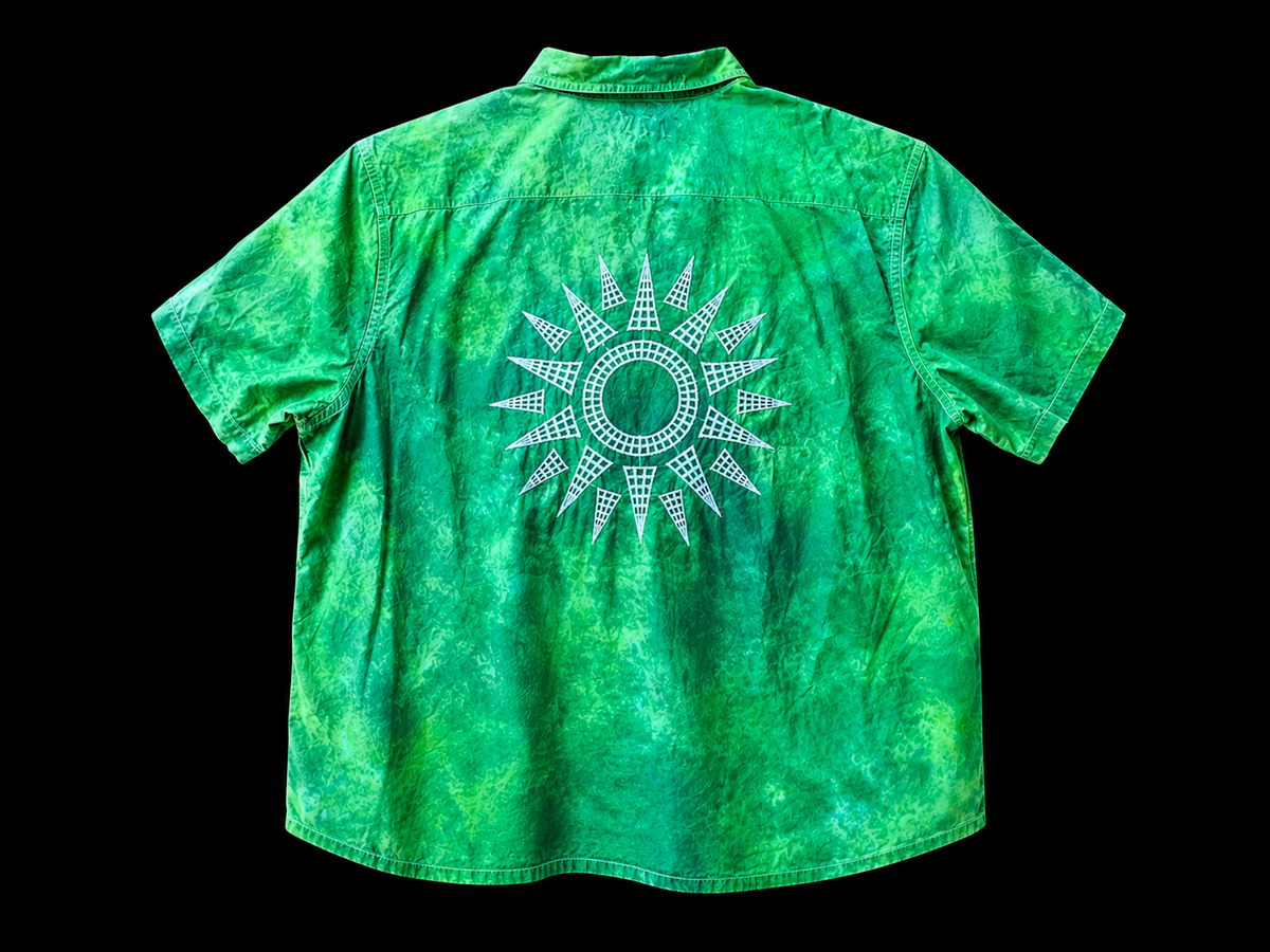 3XL Emerald Solstice Camp Shirt