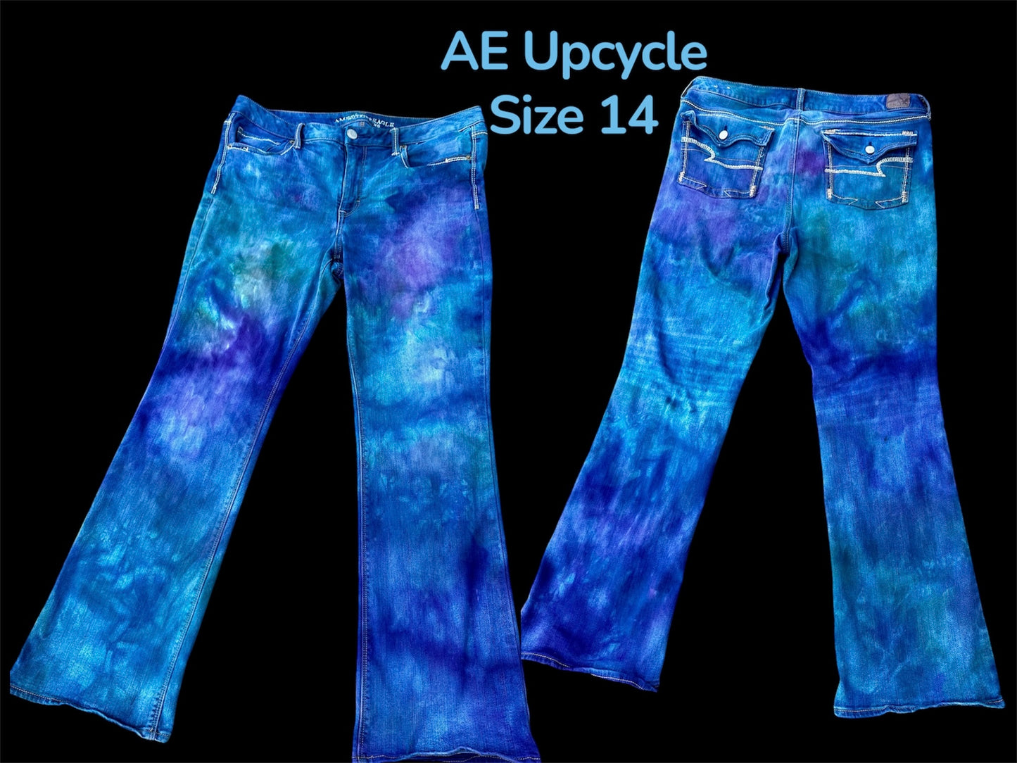 Celestial Tide AE Vintage Bootcut Jeans-Upcycle