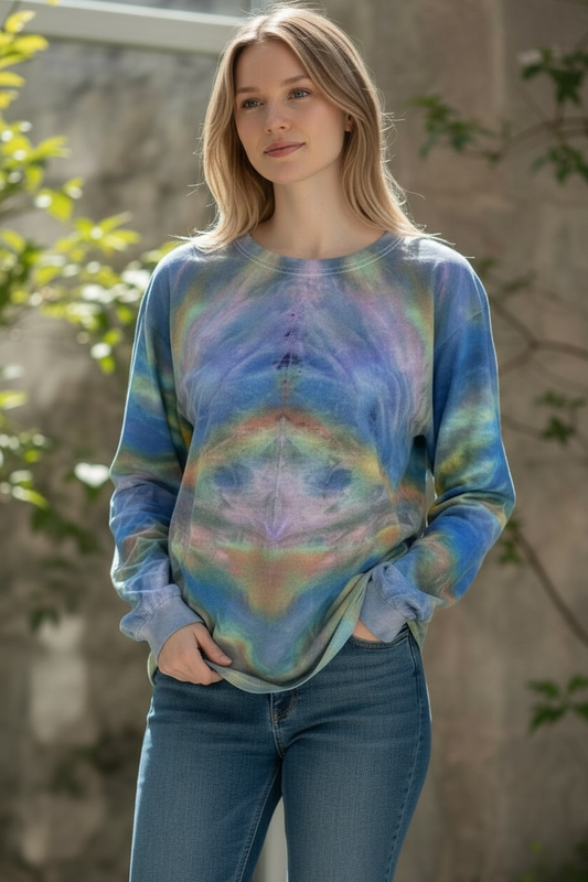 Medium “Aurora Fog” Long-sleeve tee