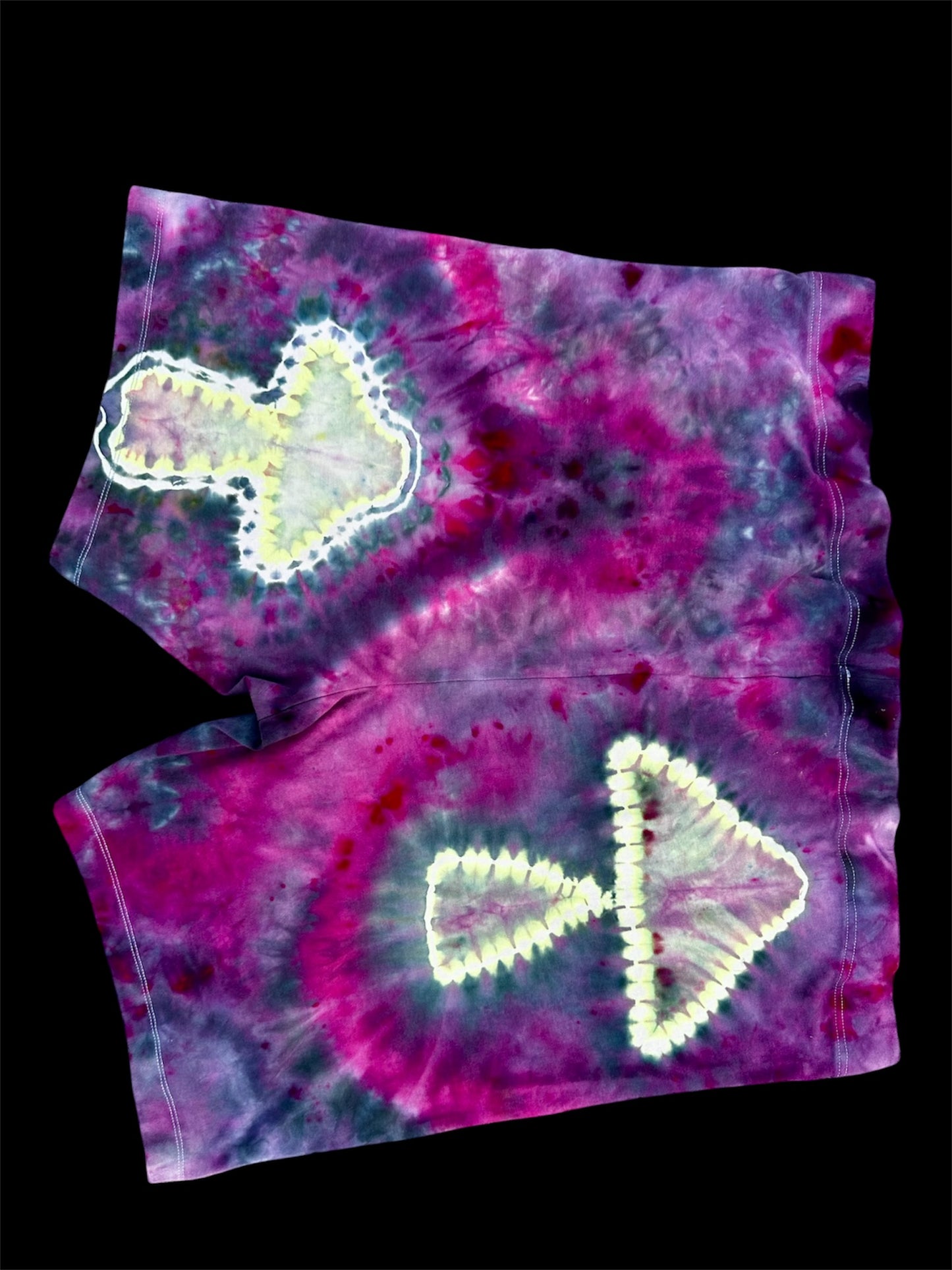 4X Twilight Toadstools UV Reactive Biker Shorts