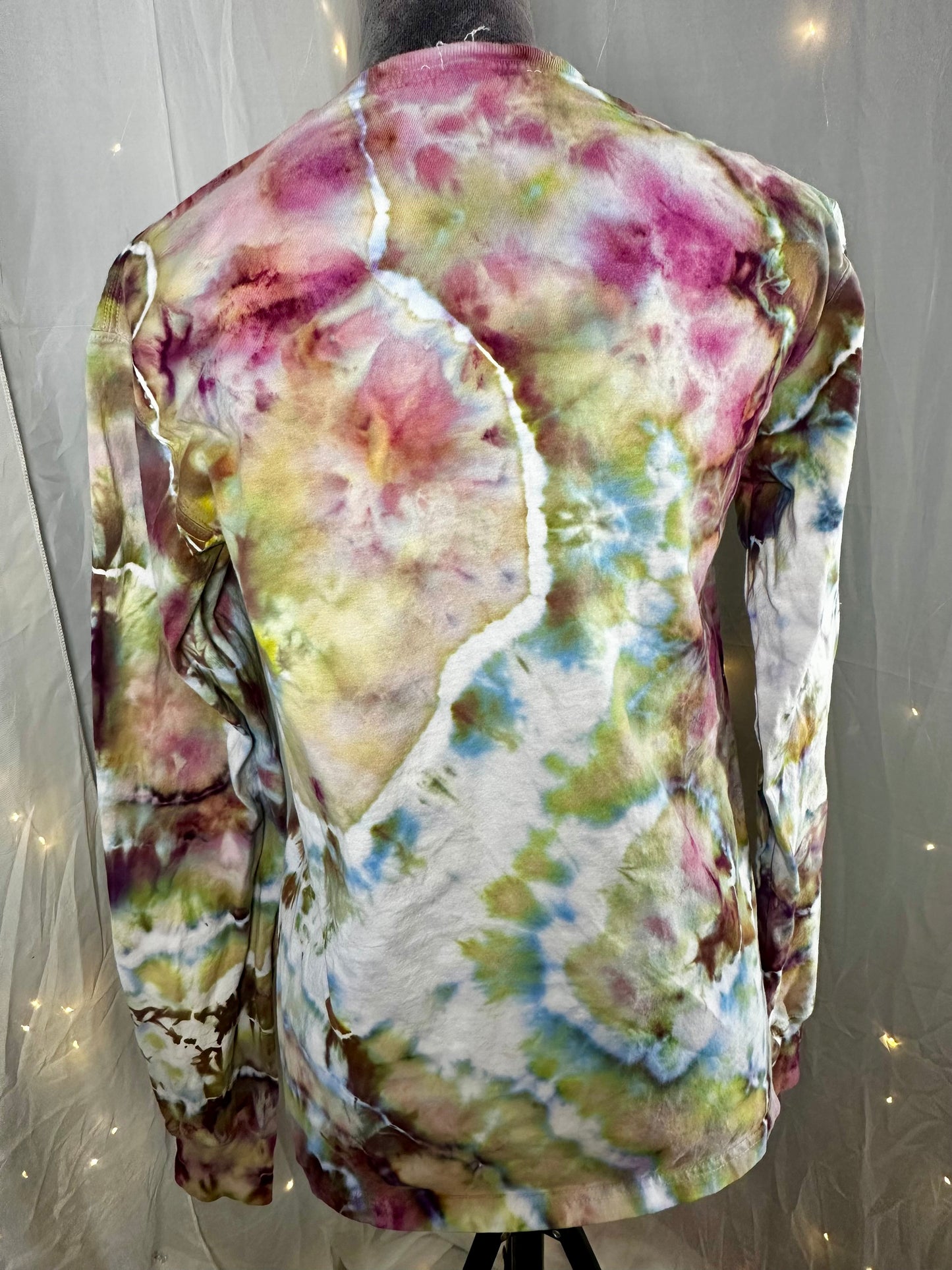 Small Plum Crazy Lace Agate Long Sleeve Tee
