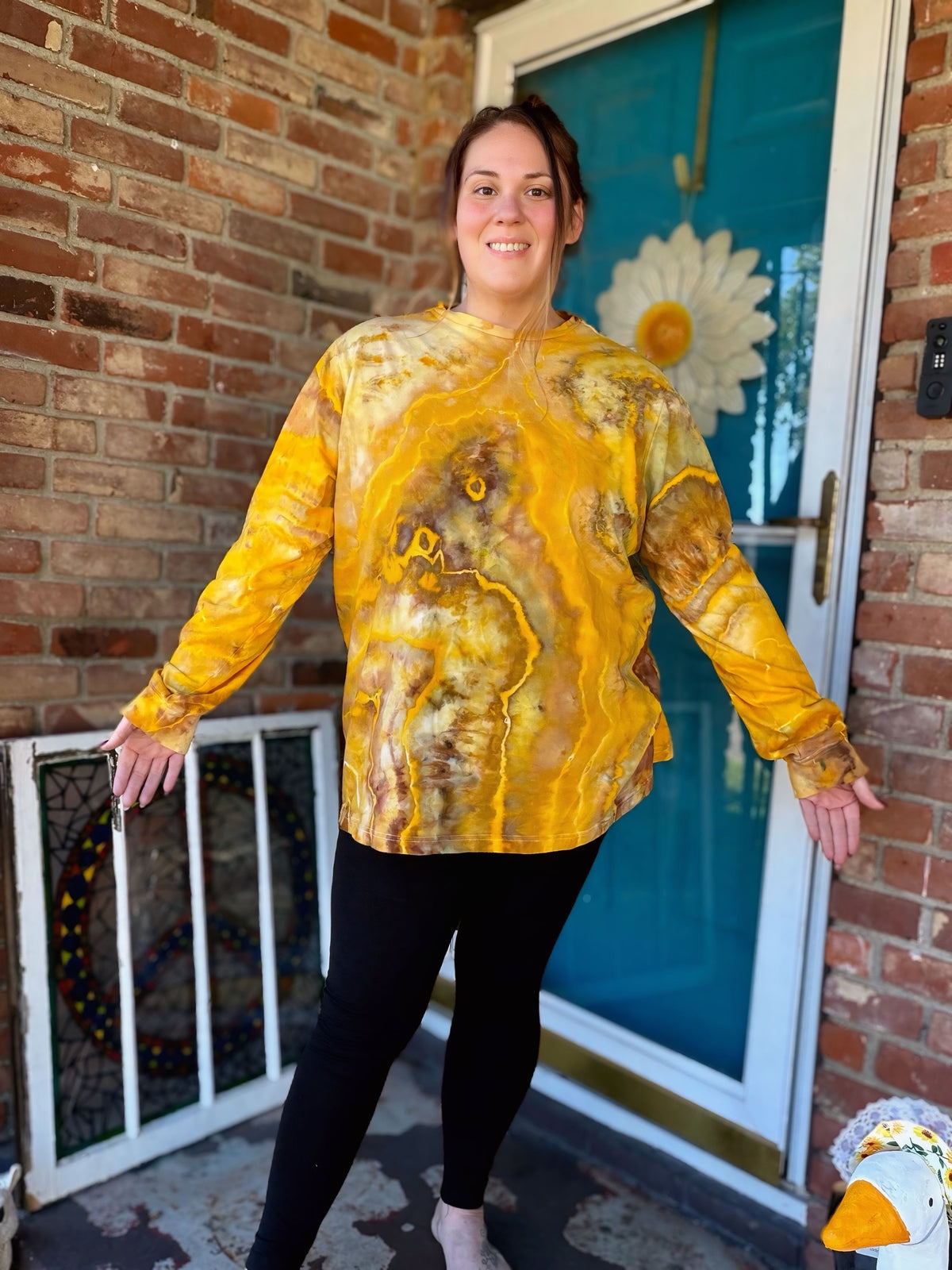3XL Golden Citrine Long Sleeve Tee