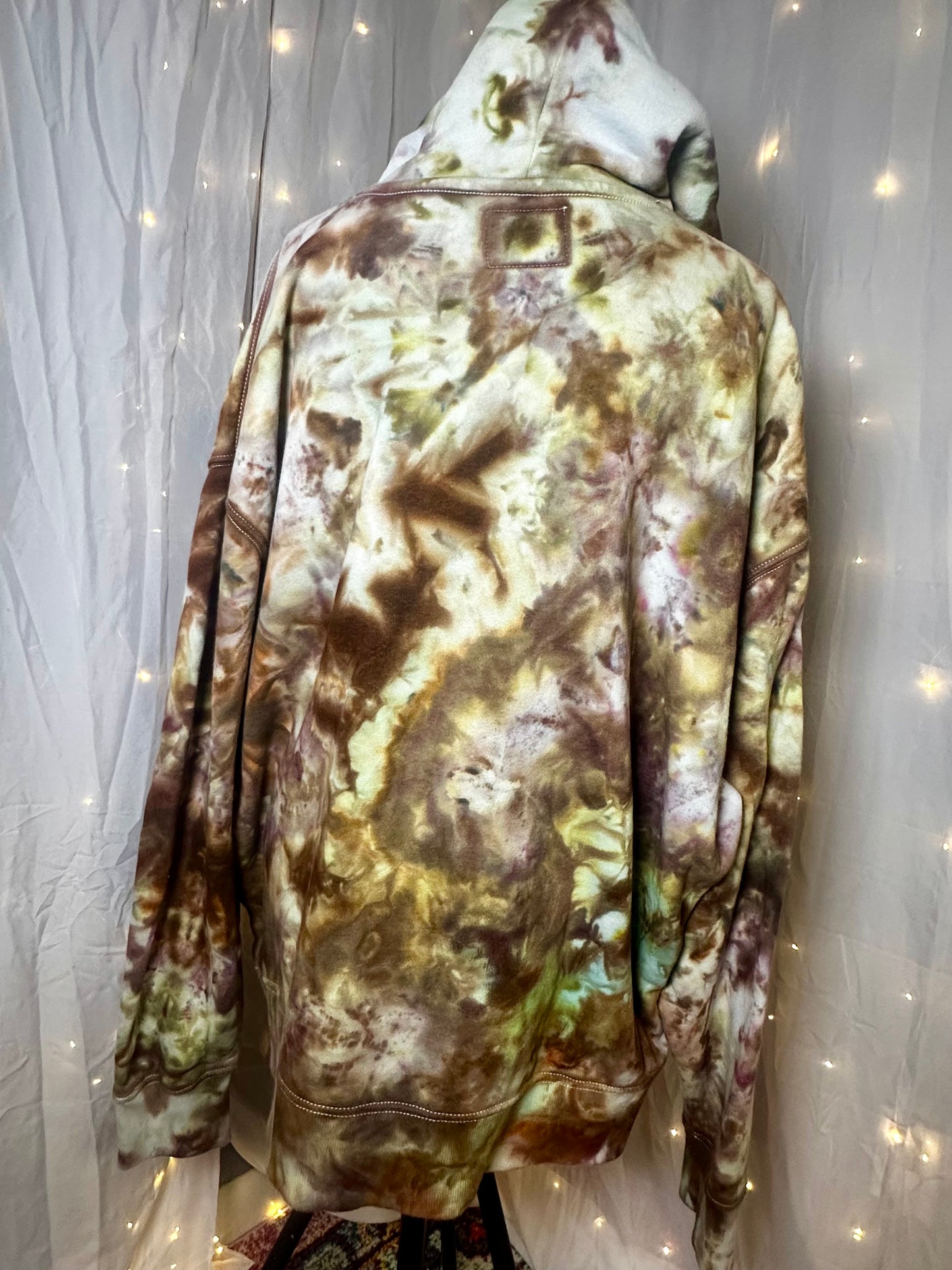 3XL “Mint Chocolate Chip” Ice Dyed Hoodie