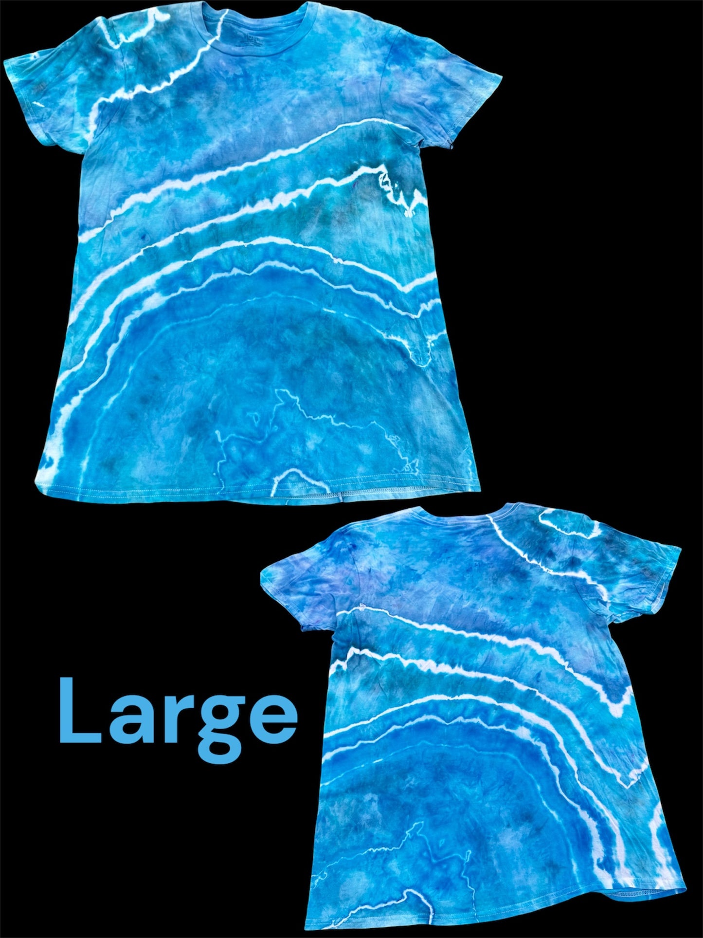 Large Cerulean Current Tee