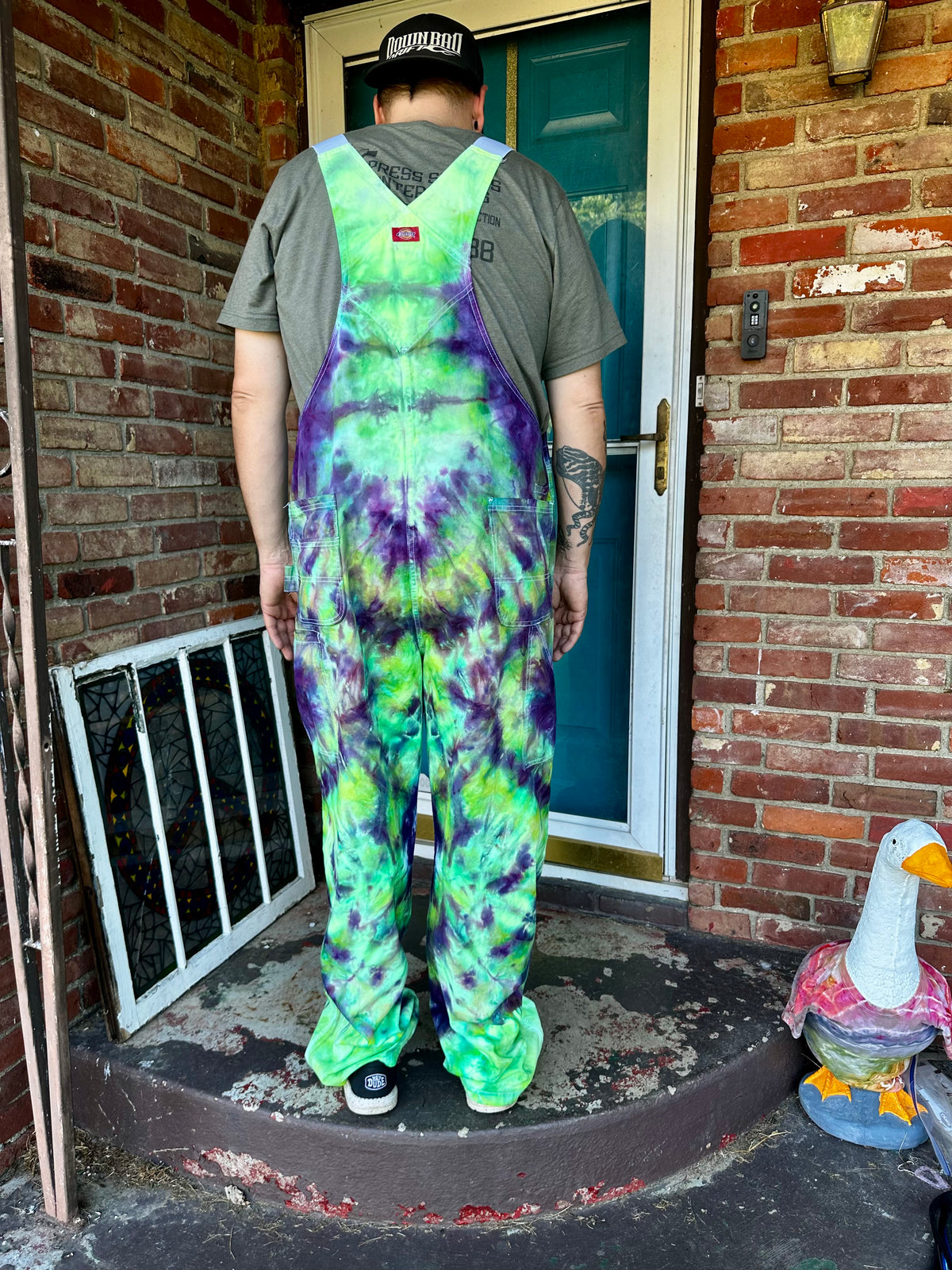 42x34 Bioluminescent Surge Dickies Overalls-UV Reactive