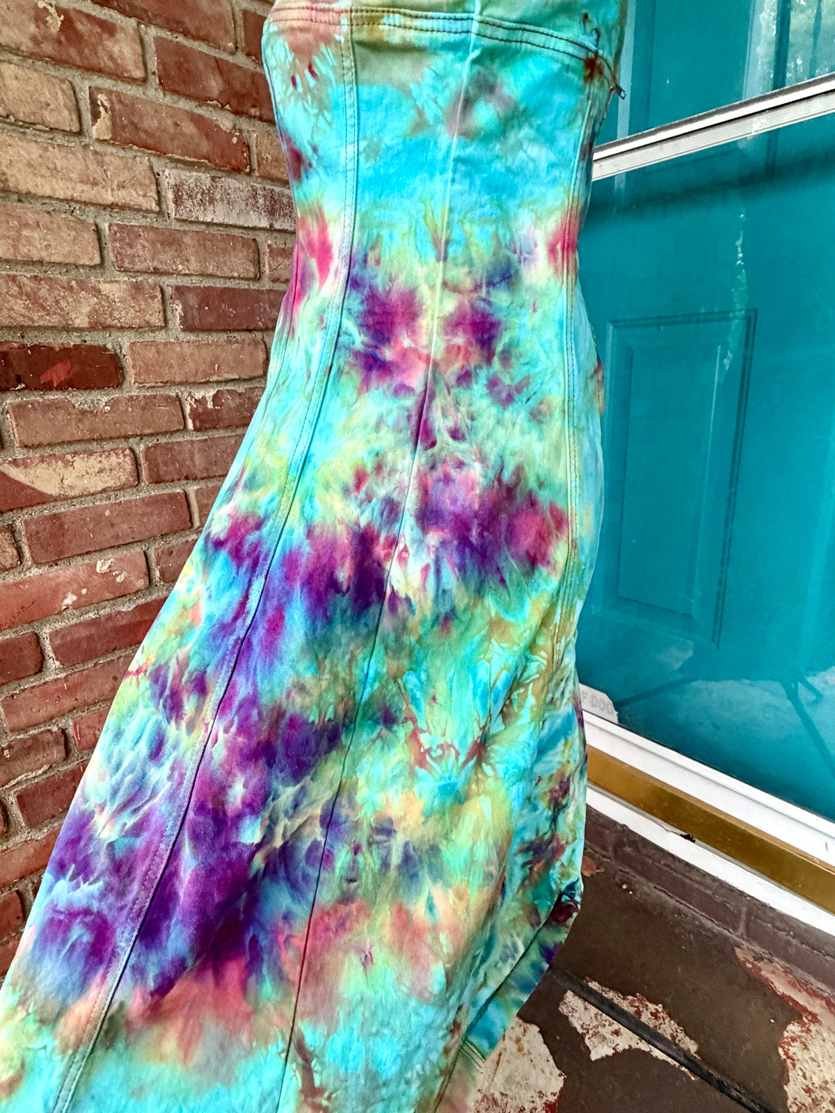 XL Mermaid Moonlight Denim Midi Dress