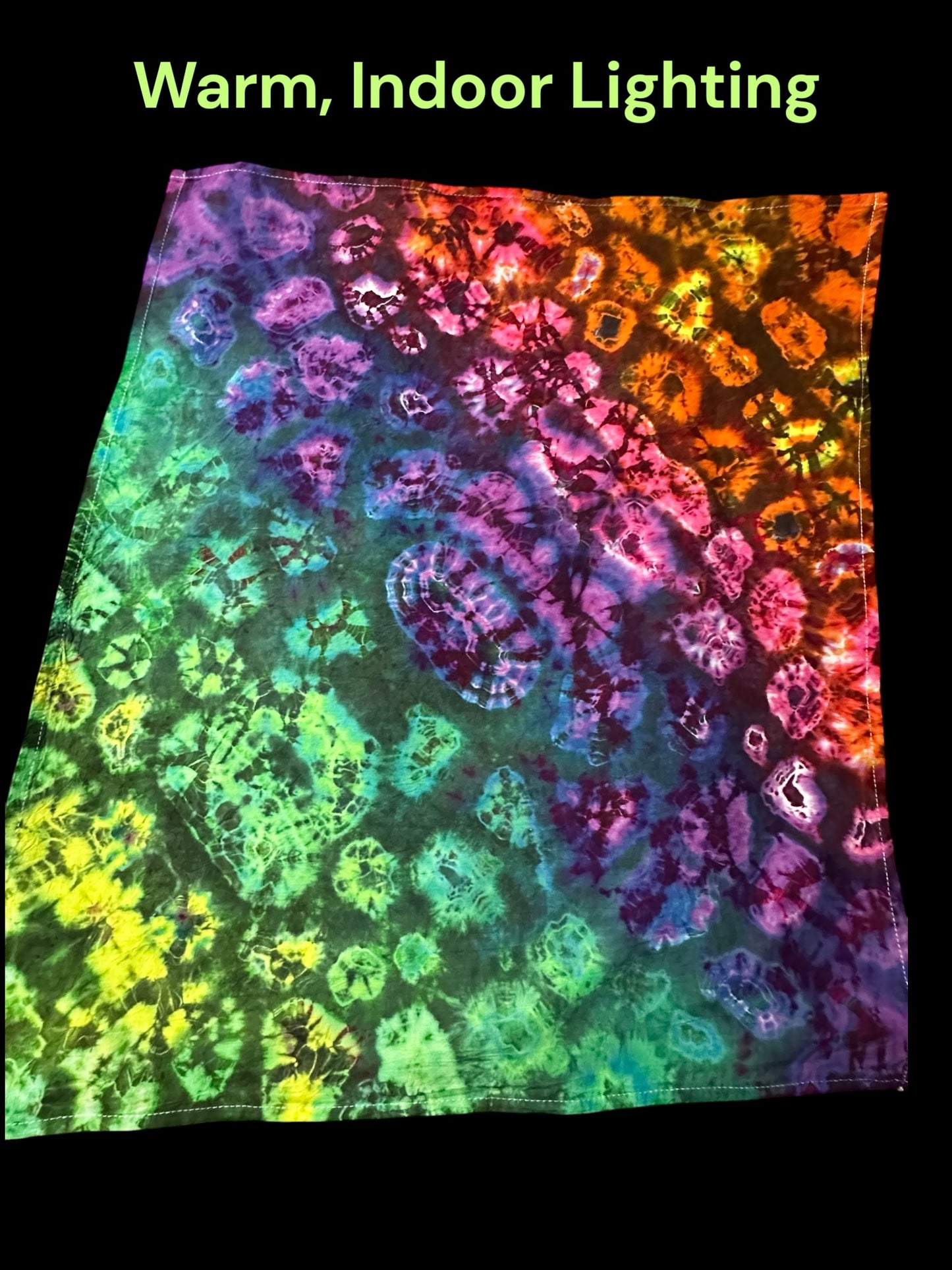 Neon Rainbow Reef Kitchen Towel / Mini Tapestry