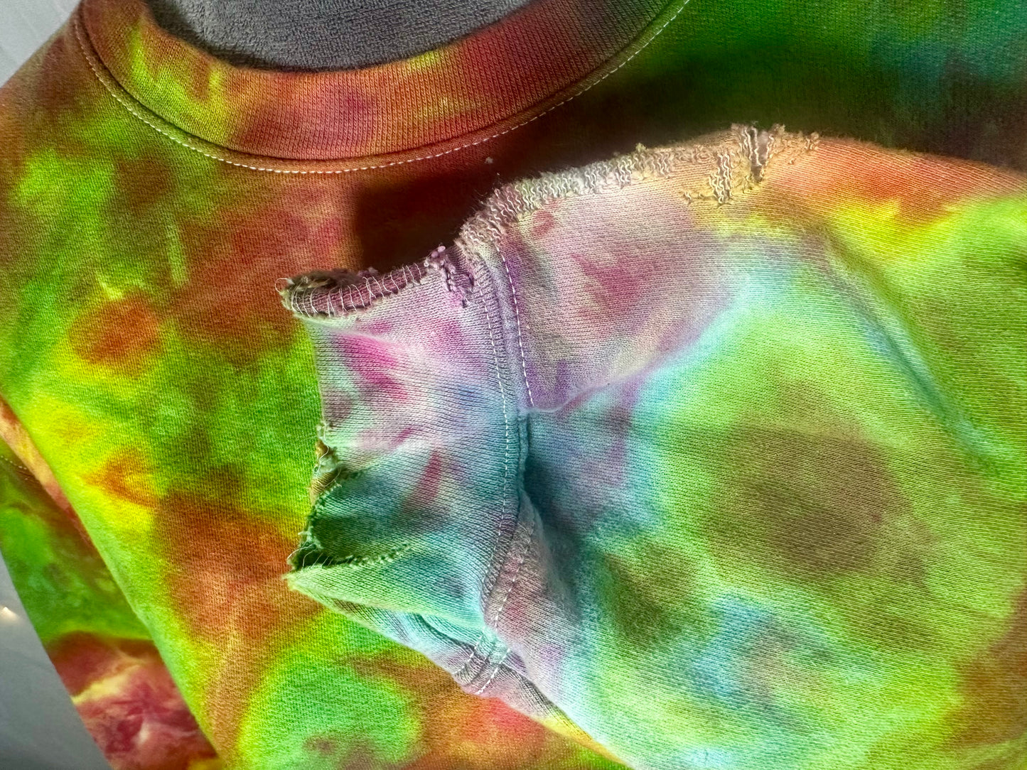 XL Poison Apple Grove Crewneck Sweatshirt *Damaged sold as is*