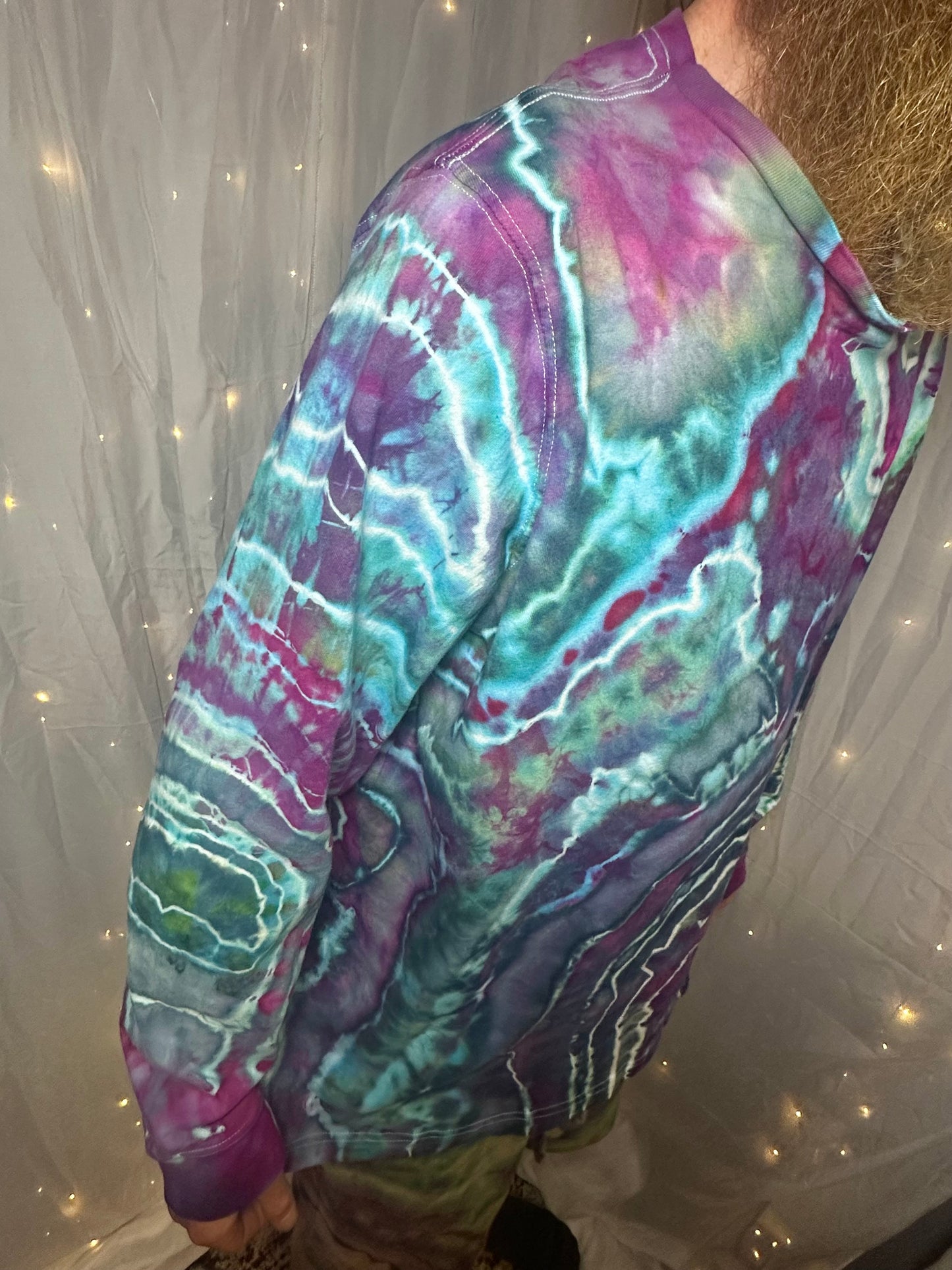 2XLT Galaxy Tide Geode Long Sleeve Tee