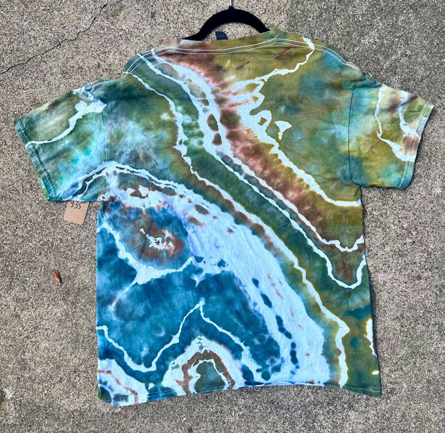 Large Teal/Green/Bronze tee 🏝️