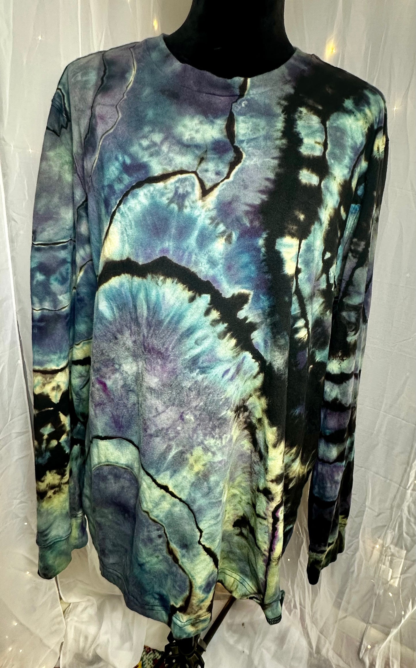 XL Neptune Nights Geode Long Sleeve Tee
